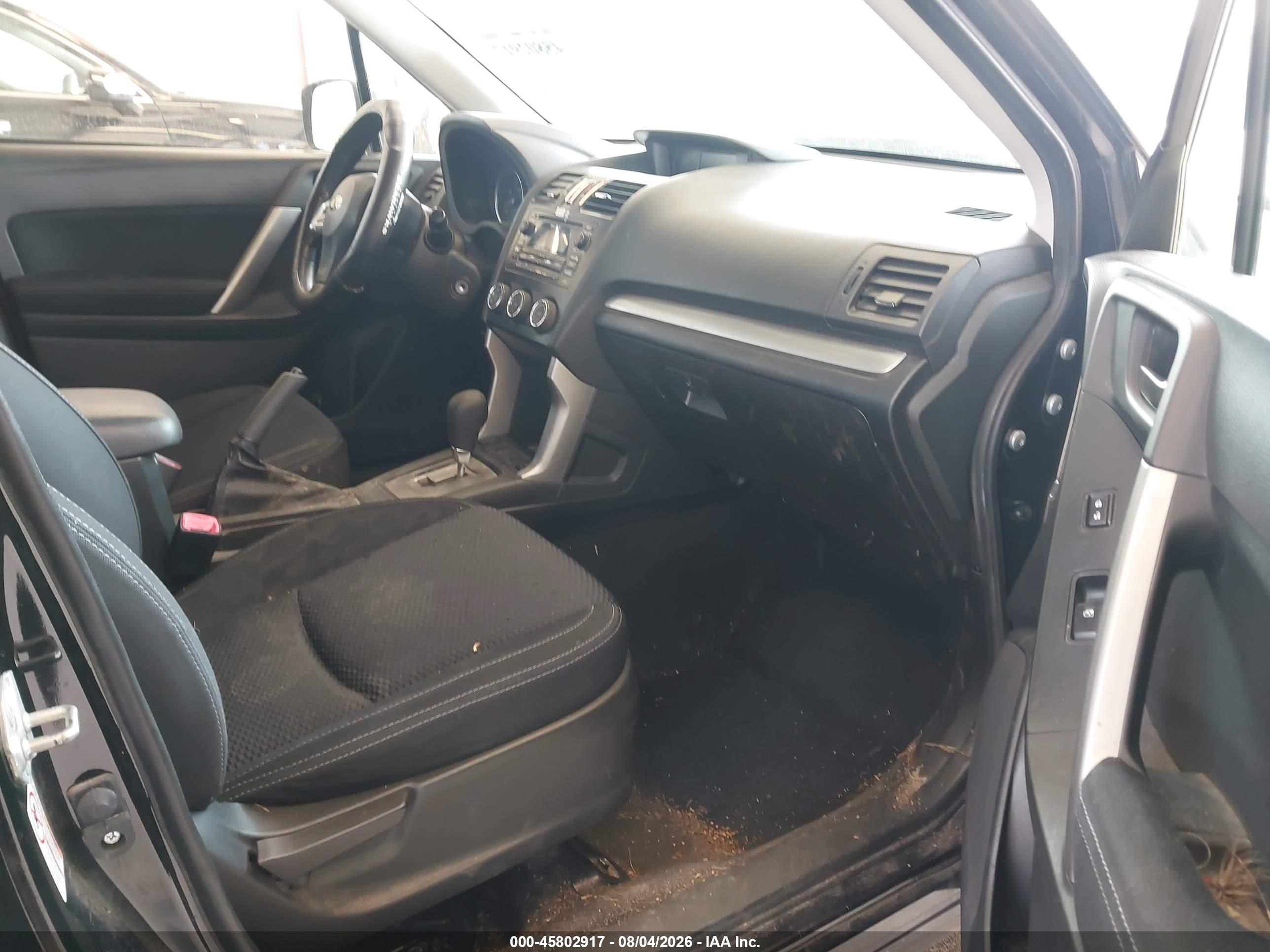 2014 Subaru Forester 2.5i Premium Black vin: JF2SJAEC3EH464845