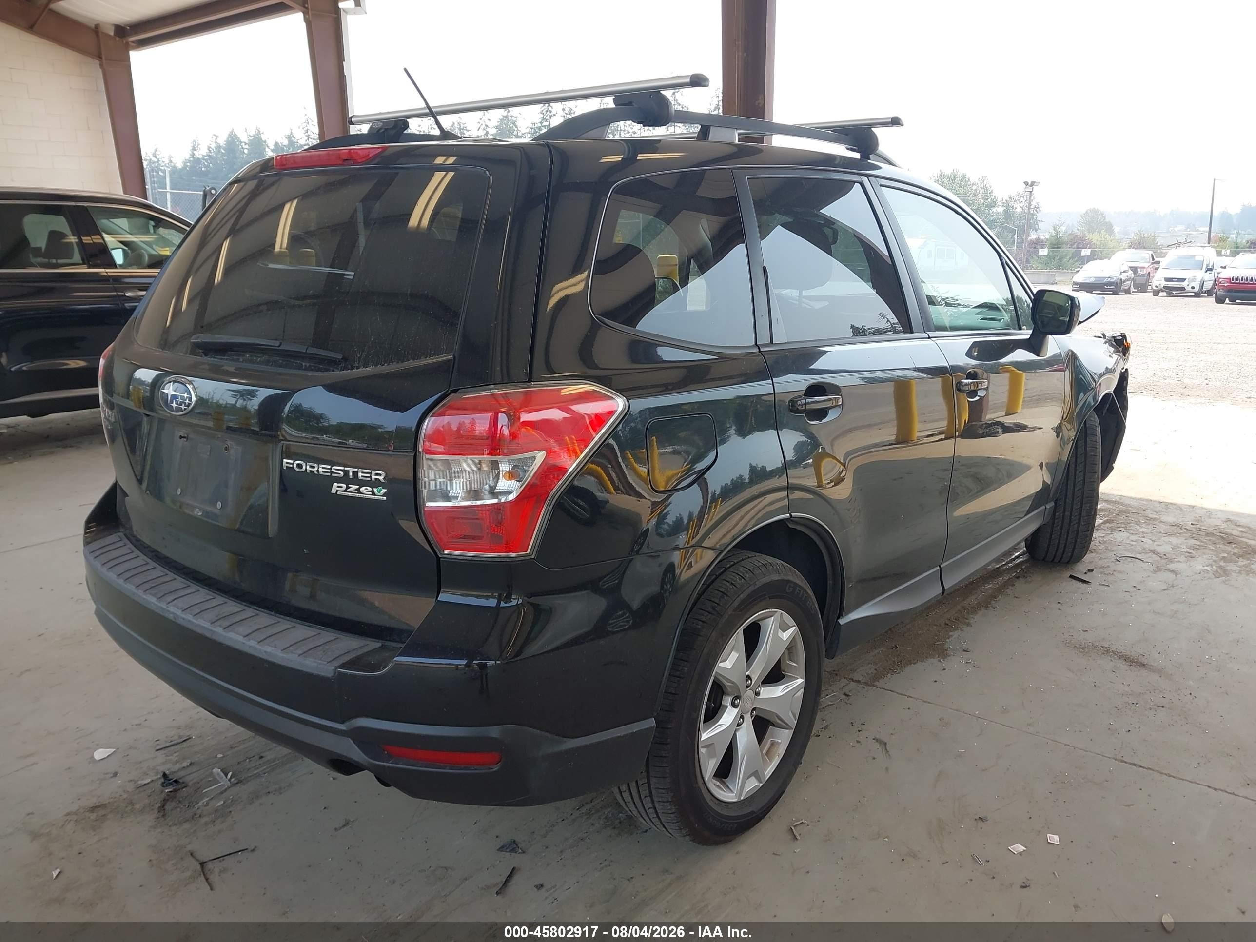 2014 Subaru Forester 2.5i Premium Black vin: JF2SJAEC3EH464845
