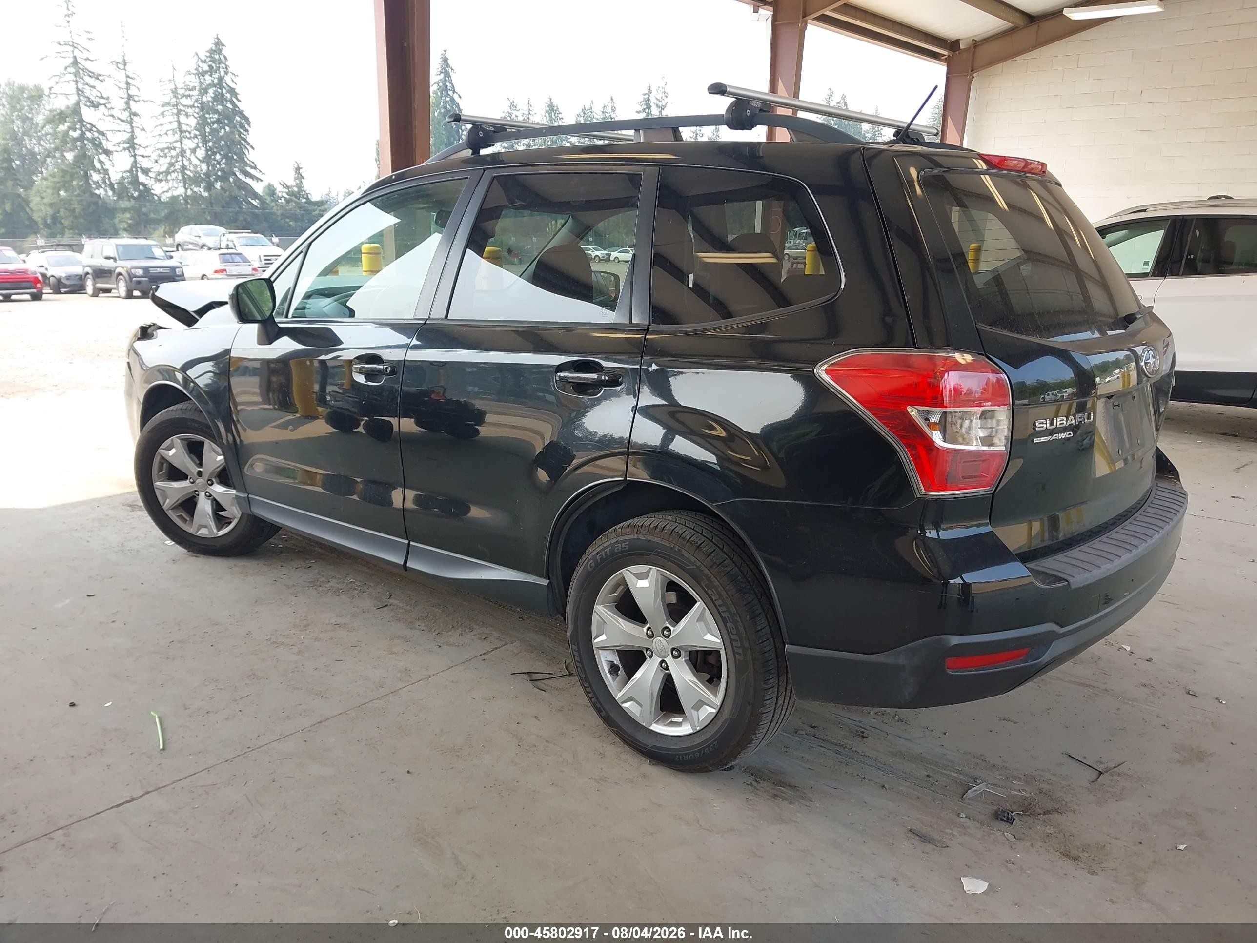 2014 Subaru Forester 2.5i Premium Black vin: JF2SJAEC3EH464845