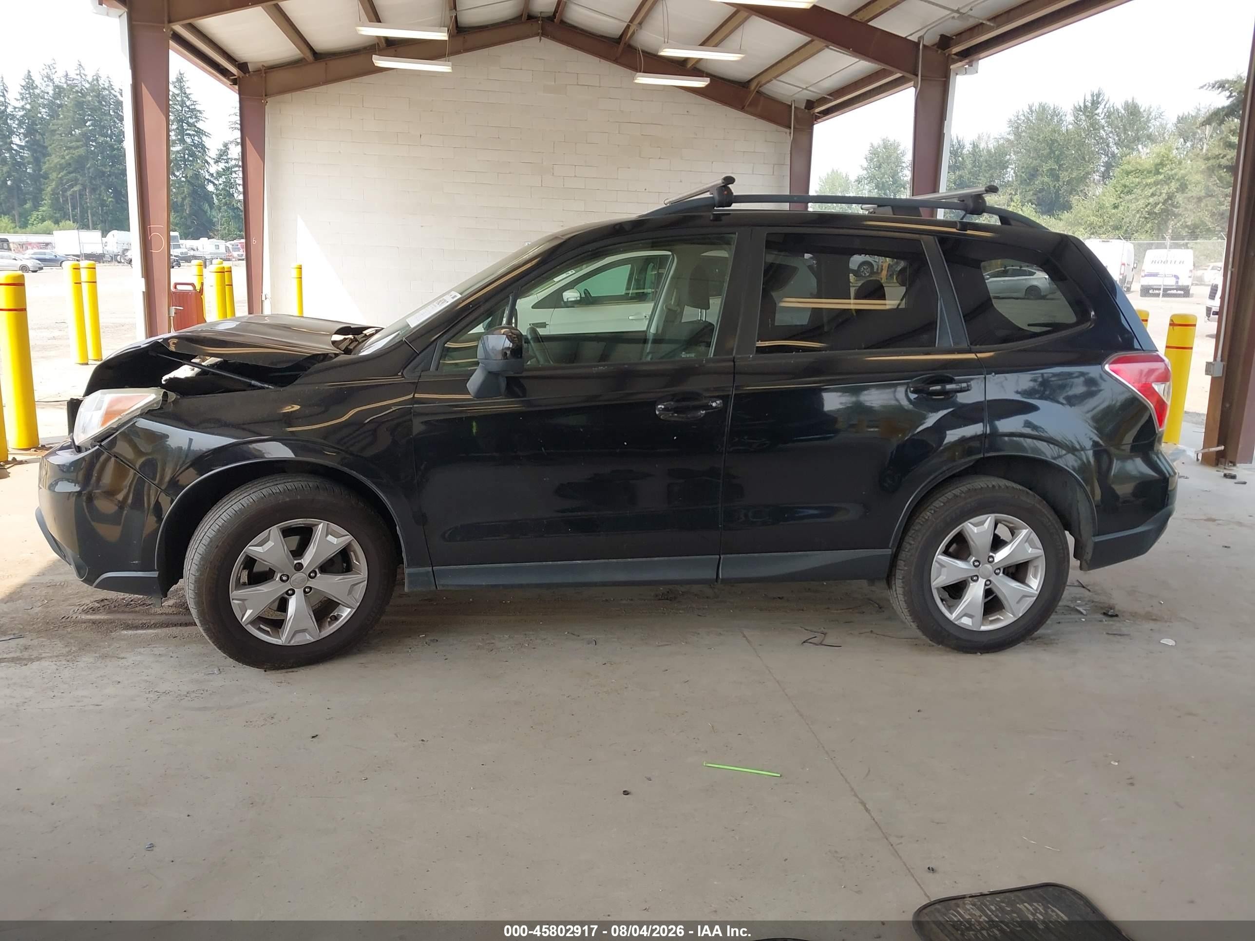 2014 Subaru Forester 2.5i Premium Black vin: JF2SJAEC3EH464845
