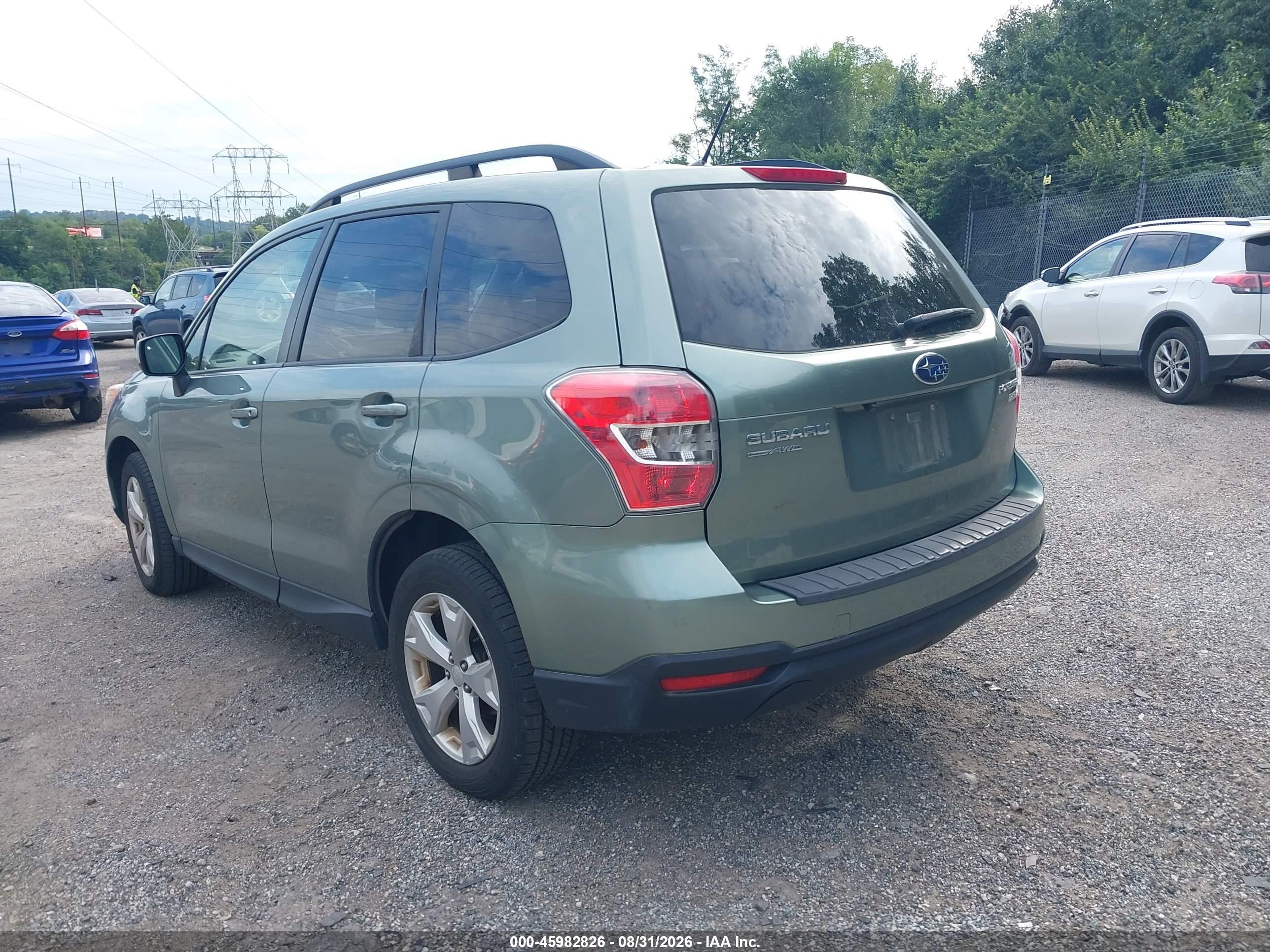 2014 Subaru Forester 2.5i Premium Green vin: JF2SJAEC3EH472475
