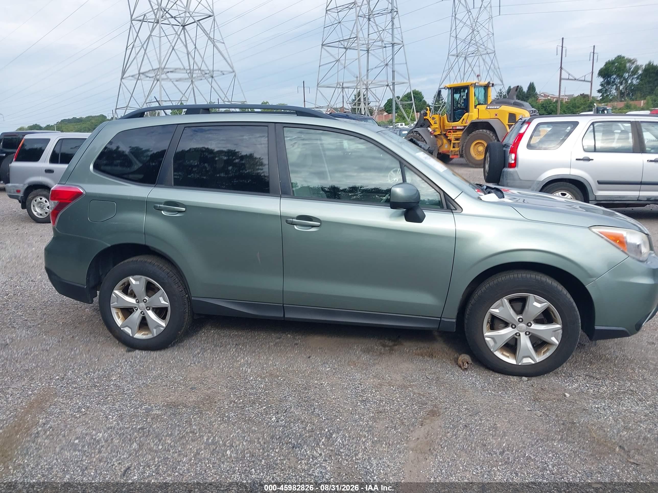 2014 Subaru Forester 2.5i Premium Green vin: JF2SJAEC3EH472475