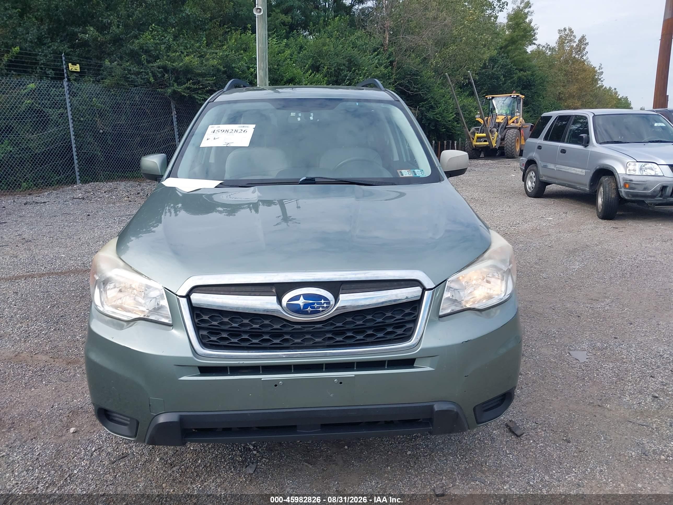 2014 Subaru Forester 2.5i Premium Green vin: JF2SJAEC3EH472475