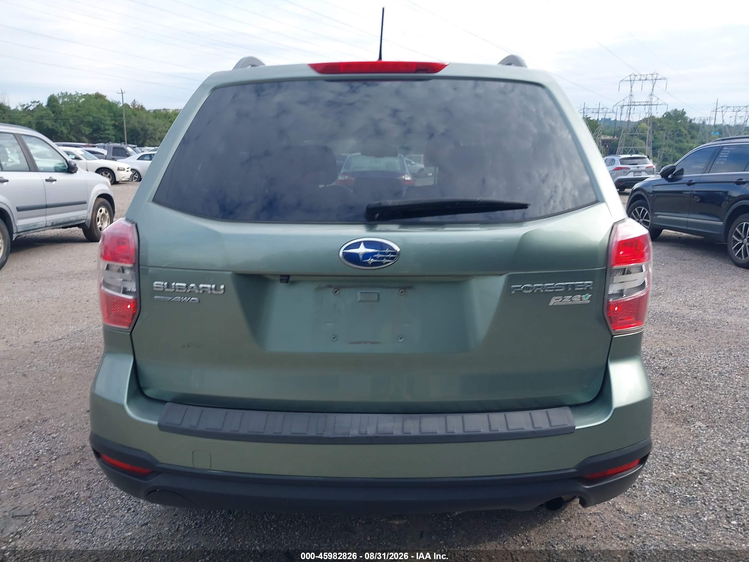 2014 Subaru Forester 2.5i Premium Green vin: JF2SJAEC3EH472475