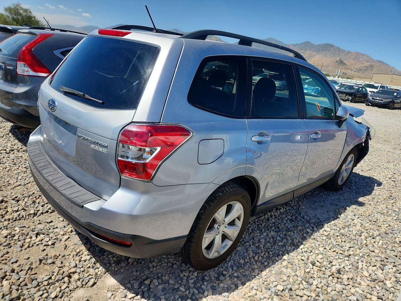 2014 Subaru Forester 2.5i Premium Gray vin: JF2SJAEC3EH508181