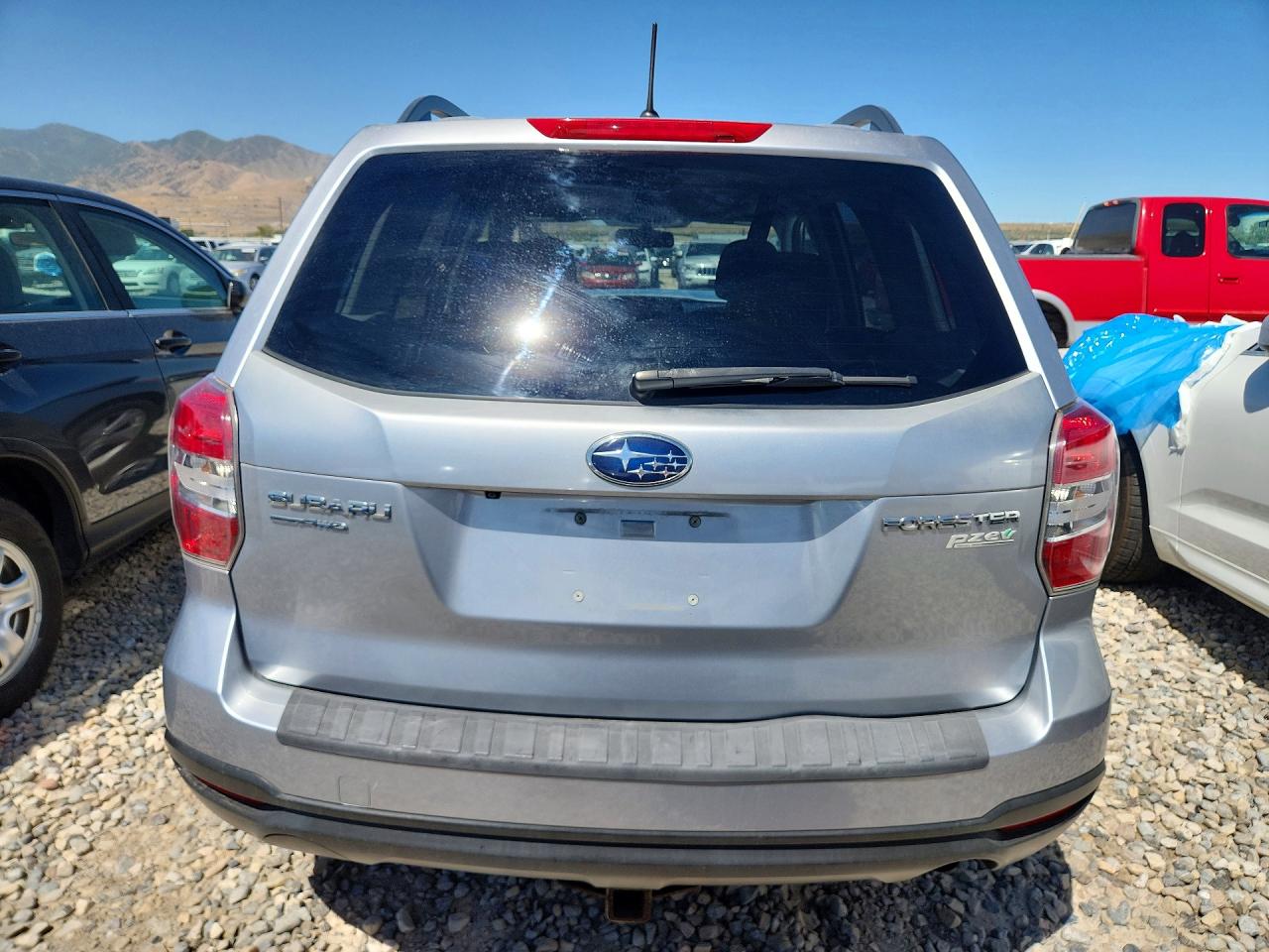 2014 Subaru Forester 2.5i Premium Gray vin: JF2SJAEC3EH508181