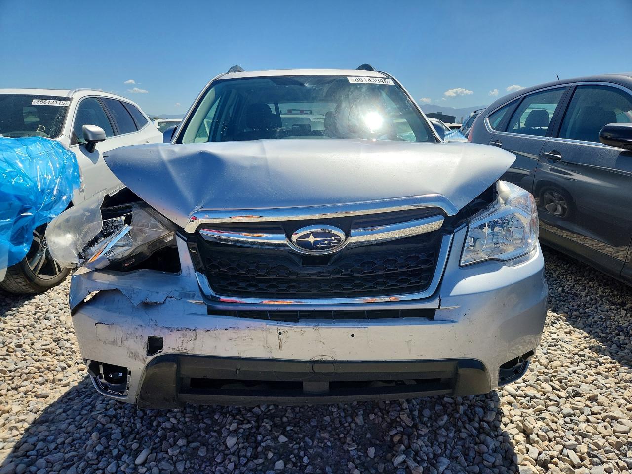 2014 Subaru Forester 2.5i Premium Gray vin: JF2SJAEC3EH508181