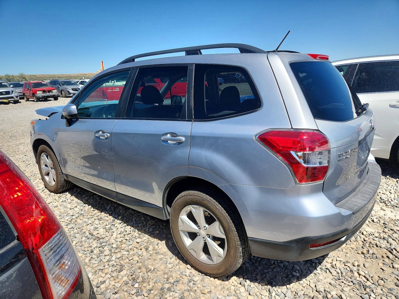 2014 Subaru Forester 2.5i Premium Gray vin: JF2SJAEC3EH508181