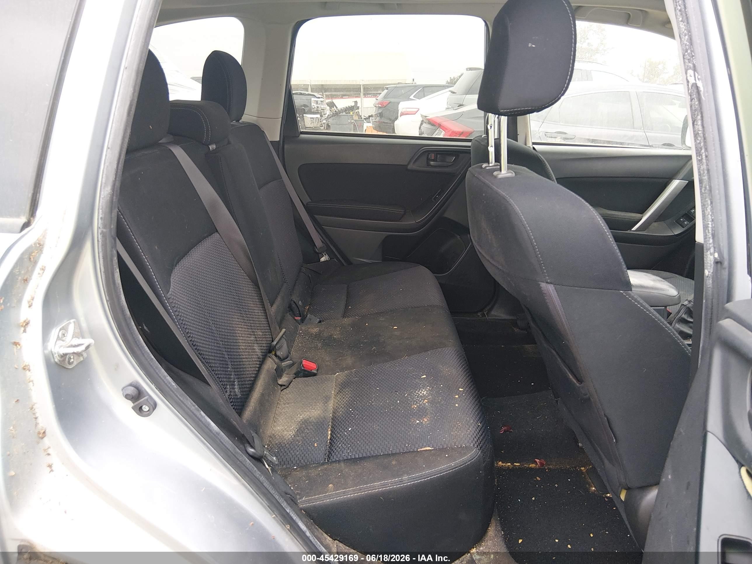 2014 Subaru Forester 2.5i Premium Gray vin: JF2SJAEC3EH524803