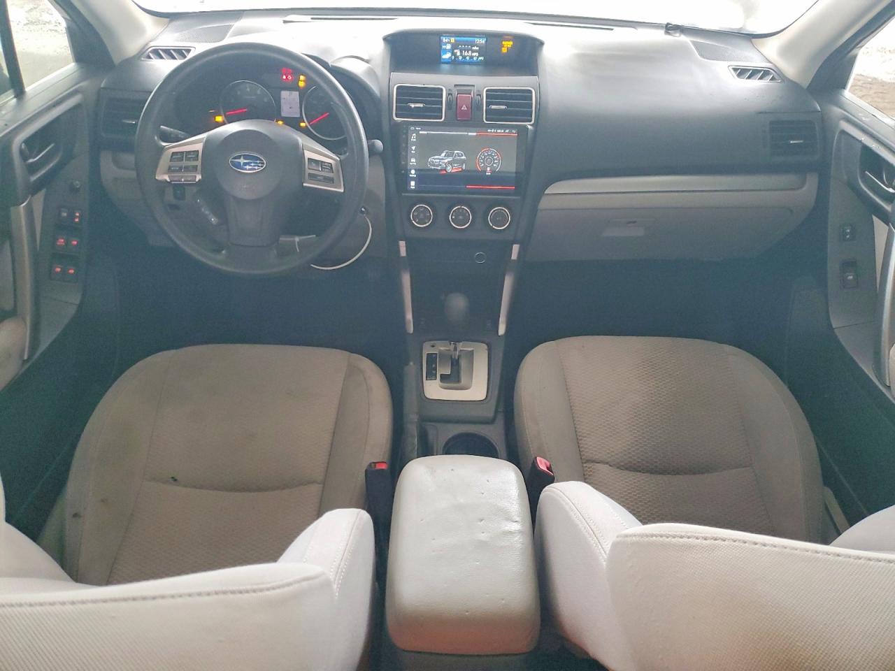 2014 Subaru Forester 2.5i Premium White vin: JF2SJAEC3EH530780