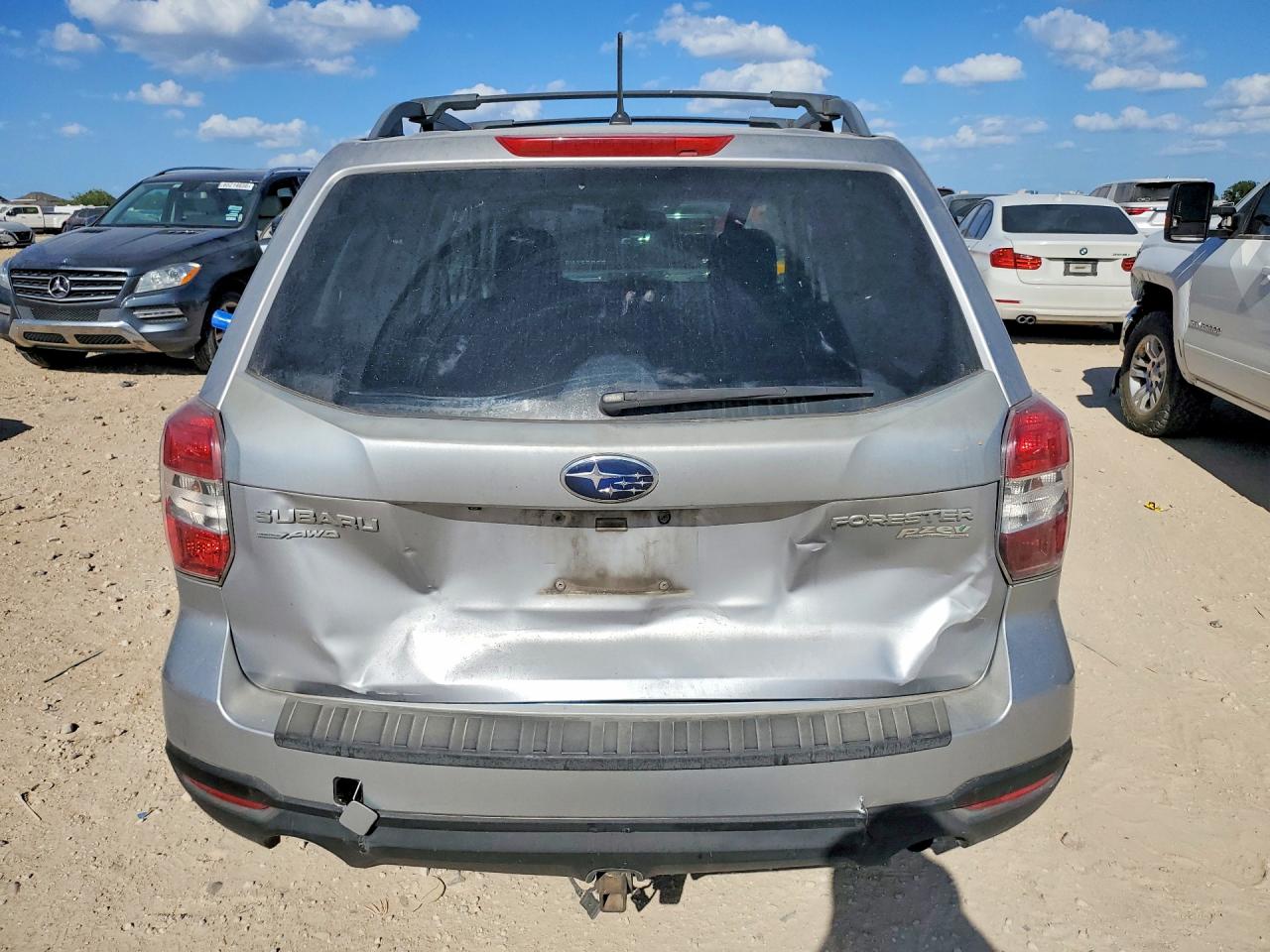 2014 Subaru Forester 2.5i Premium Silver vin: JF2SJAEC3EH543898