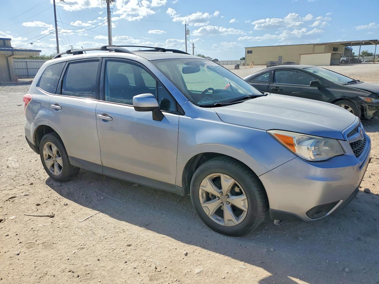 2014 Subaru Forester 2.5i Premium Silver vin: JF2SJAEC3EH543898