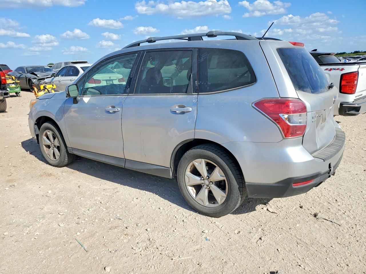 2014 Subaru Forester 2.5i Premium Silver vin: JF2SJAEC3EH543898