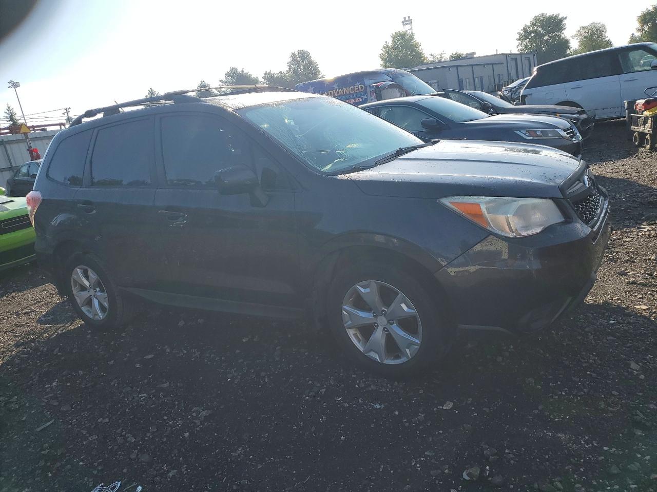 2014 Subaru Forester 2.5i Premium Серый vin: JF2SJAEC3EH549197