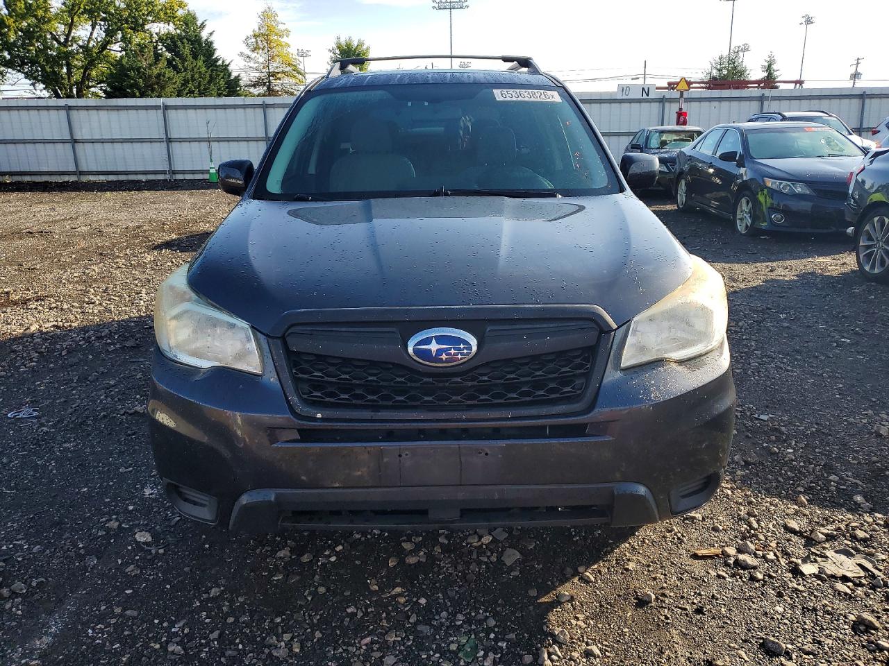 2014 Subaru Forester 2.5i Premium Серый vin: JF2SJAEC3EH549197