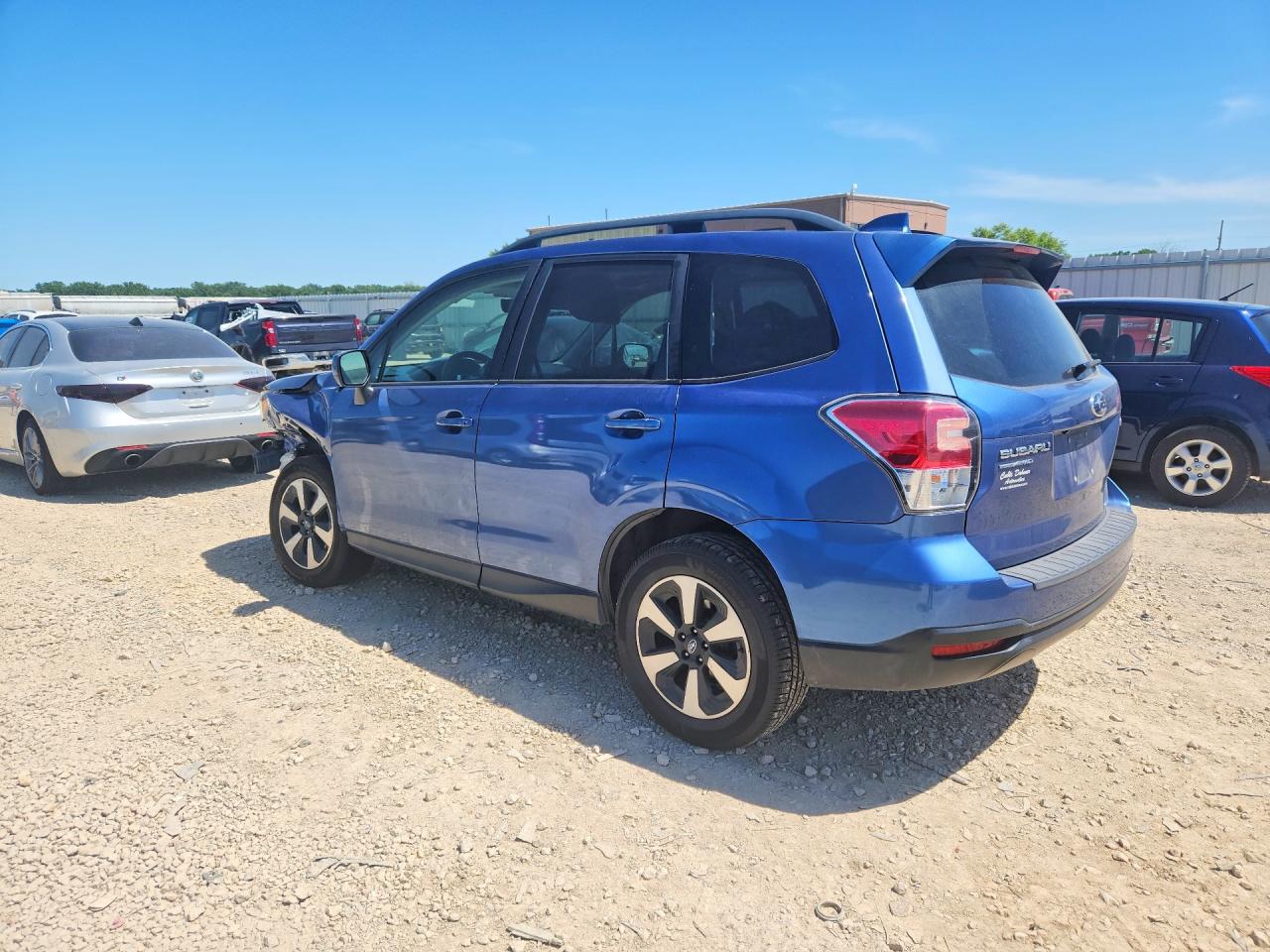 2017 Subaru Forester 2.5i Premium Blue vin: JF2SJAEC3HH412149