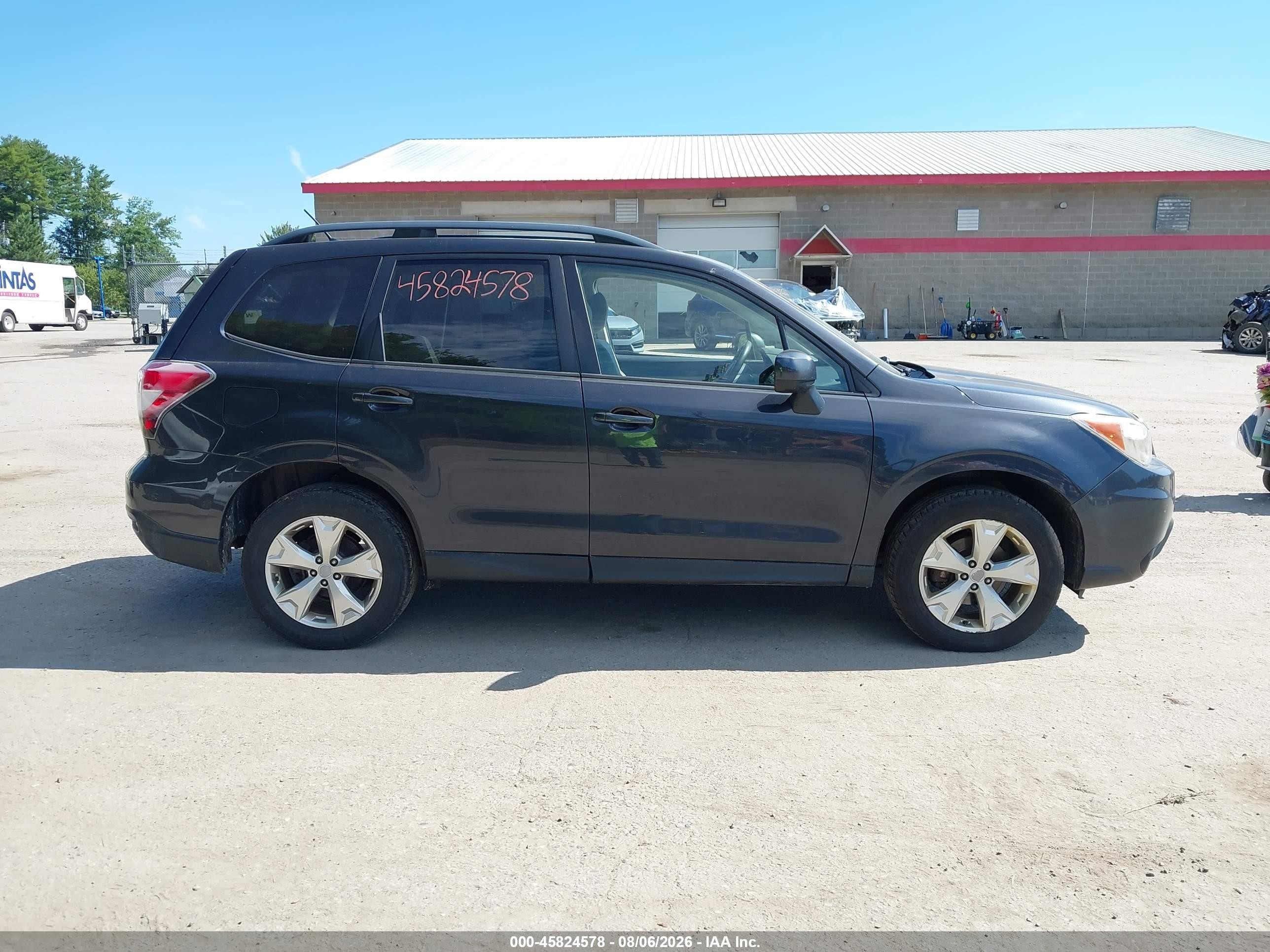 2014 Subaru Forester 2.5i Premium Gray vin: JF2SJAEC4EH406114