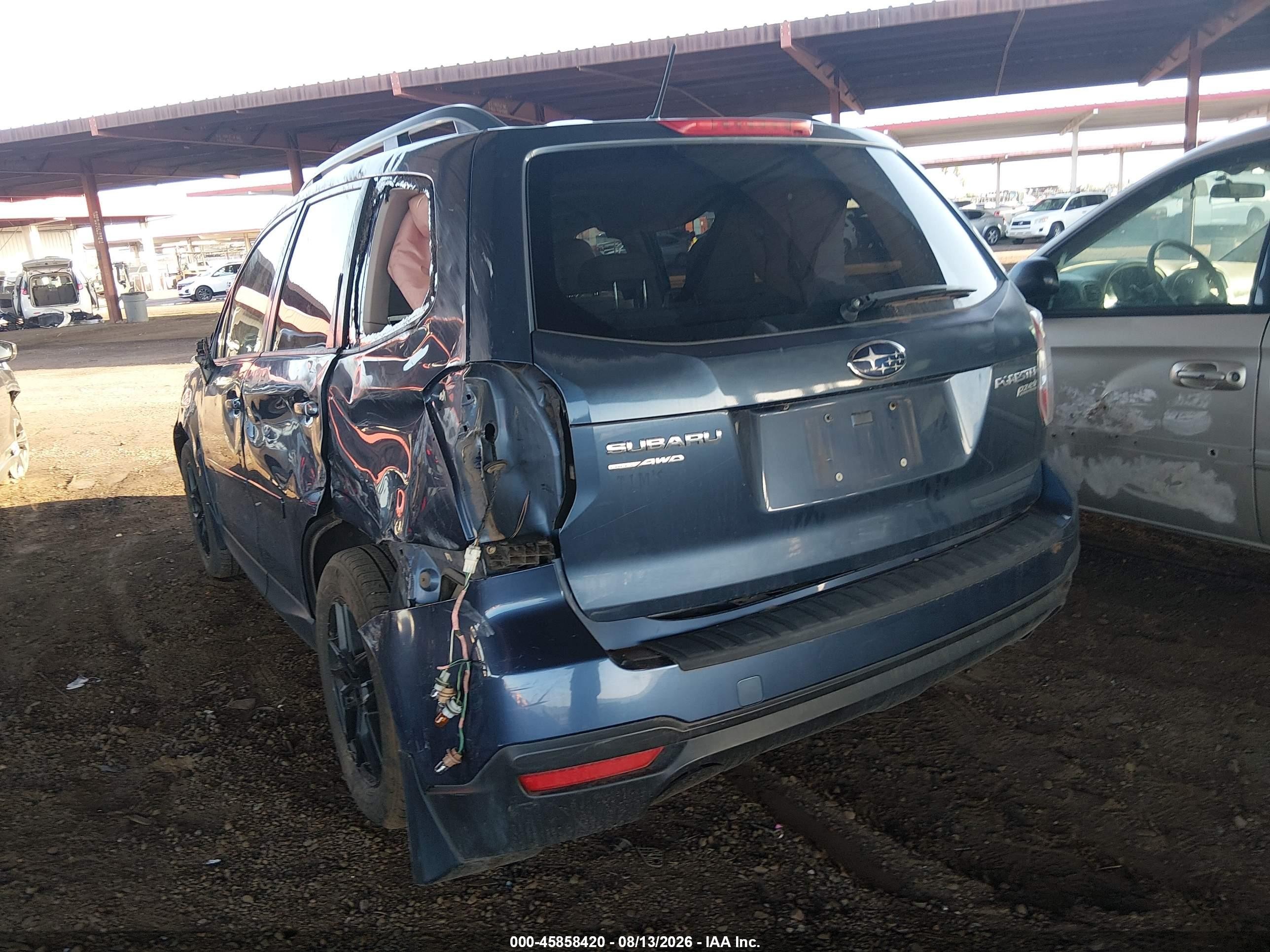 2014 Subaru Forester 2.5i Premium Blue vin: JF2SJAEC4EH423561