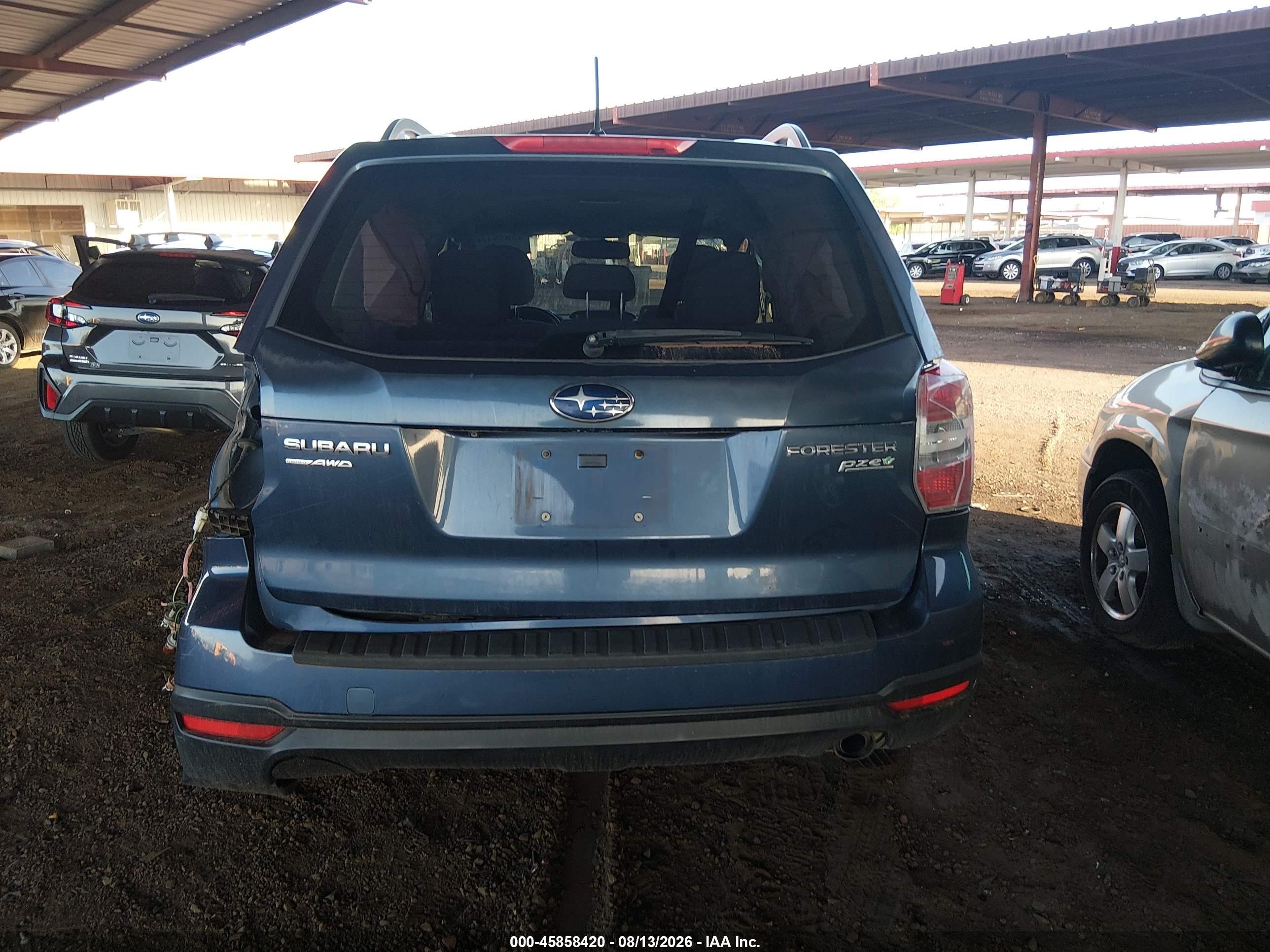 2014 Subaru Forester 2.5i Premium Blue vin: JF2SJAEC4EH423561