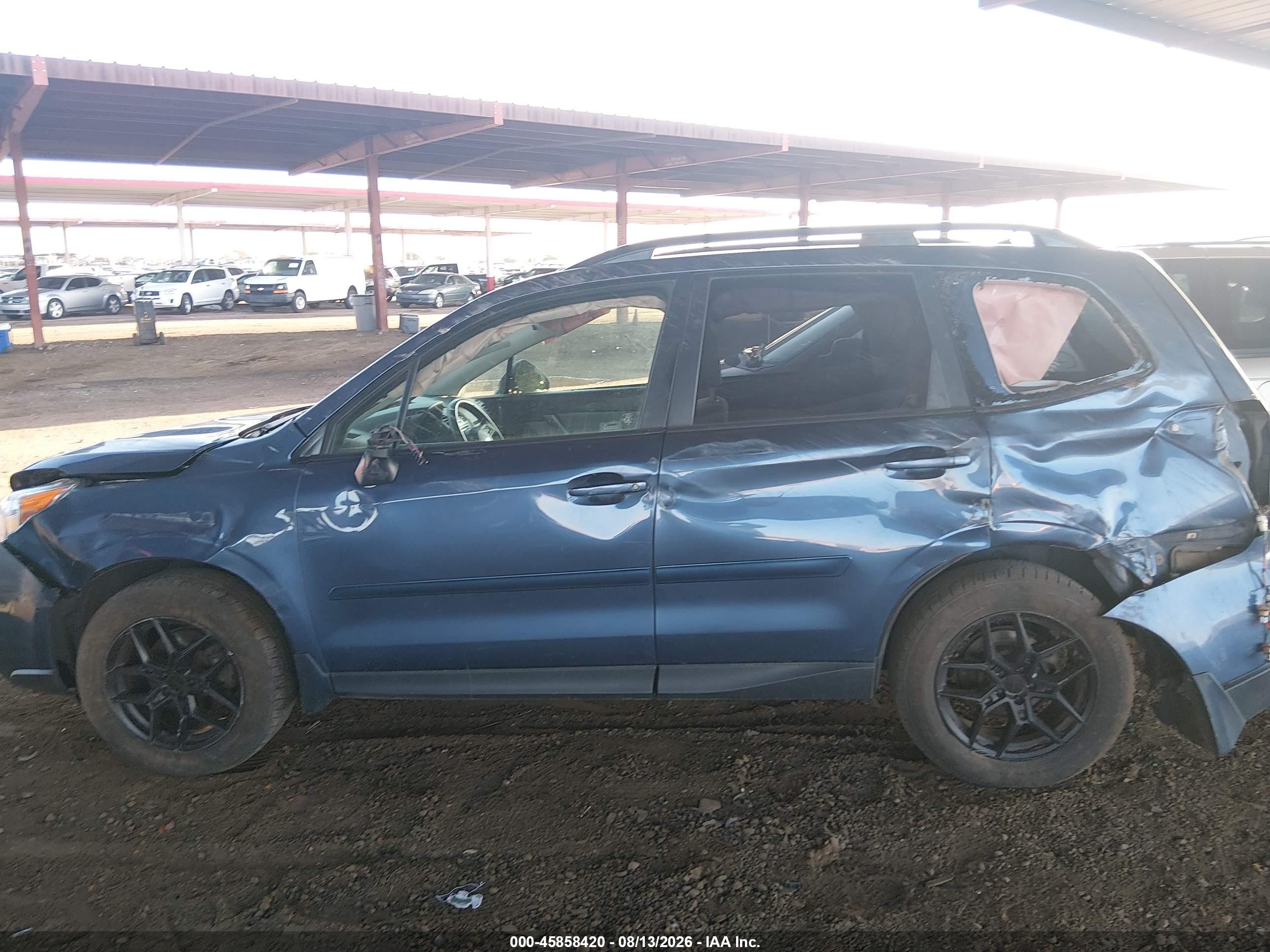 2014 Subaru Forester 2.5i Premium Blue vin: JF2SJAEC4EH423561