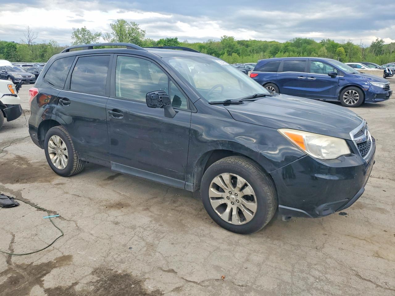 2014 Subaru Forester 2.5i Premium Black vin: JF2SJAEC4EH433734