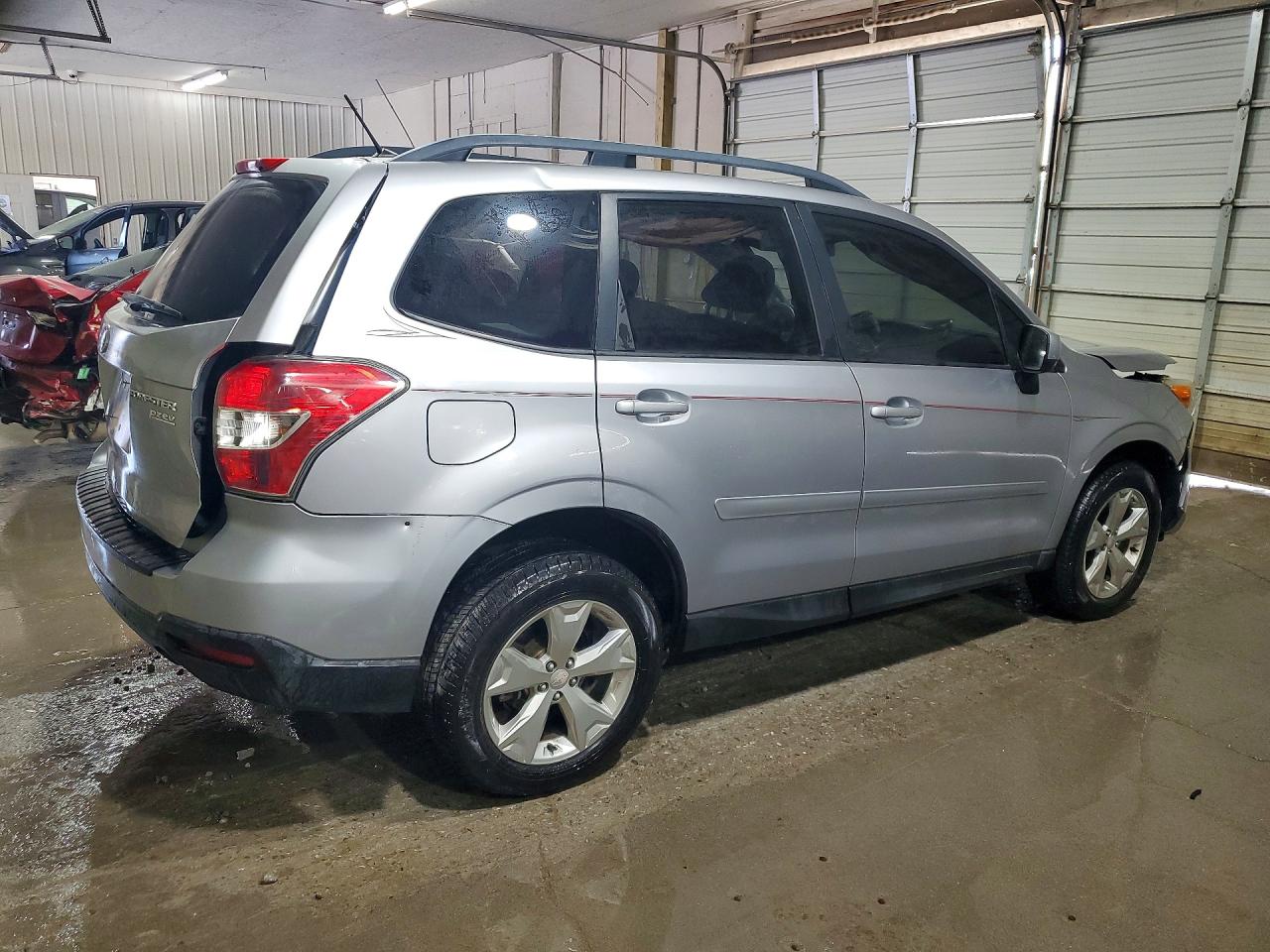 2014 Subaru Forester 2.5i Premium Silver vin: JF2SJAEC4EH448010