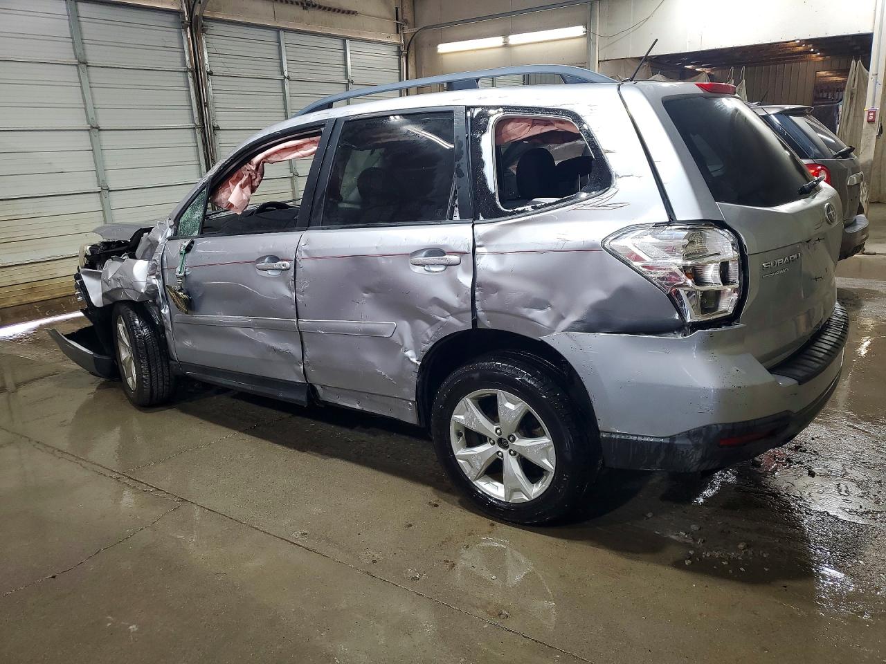 2014 Subaru Forester 2.5i Premium Silver vin: JF2SJAEC4EH448010