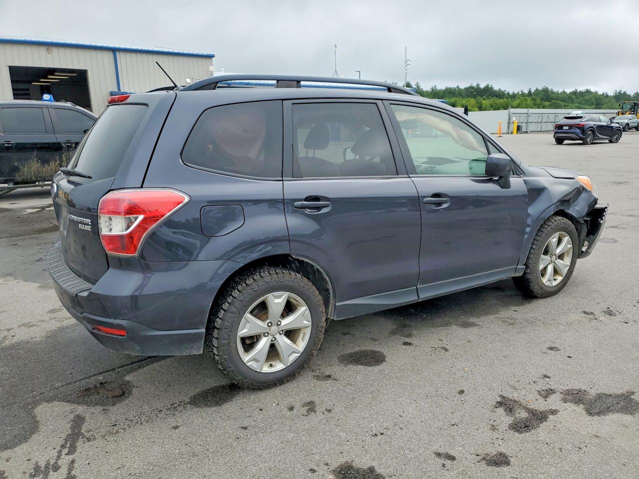 2014 Subaru Forester 2.5i Premium Серый vin: JF2SJAEC4EH472372