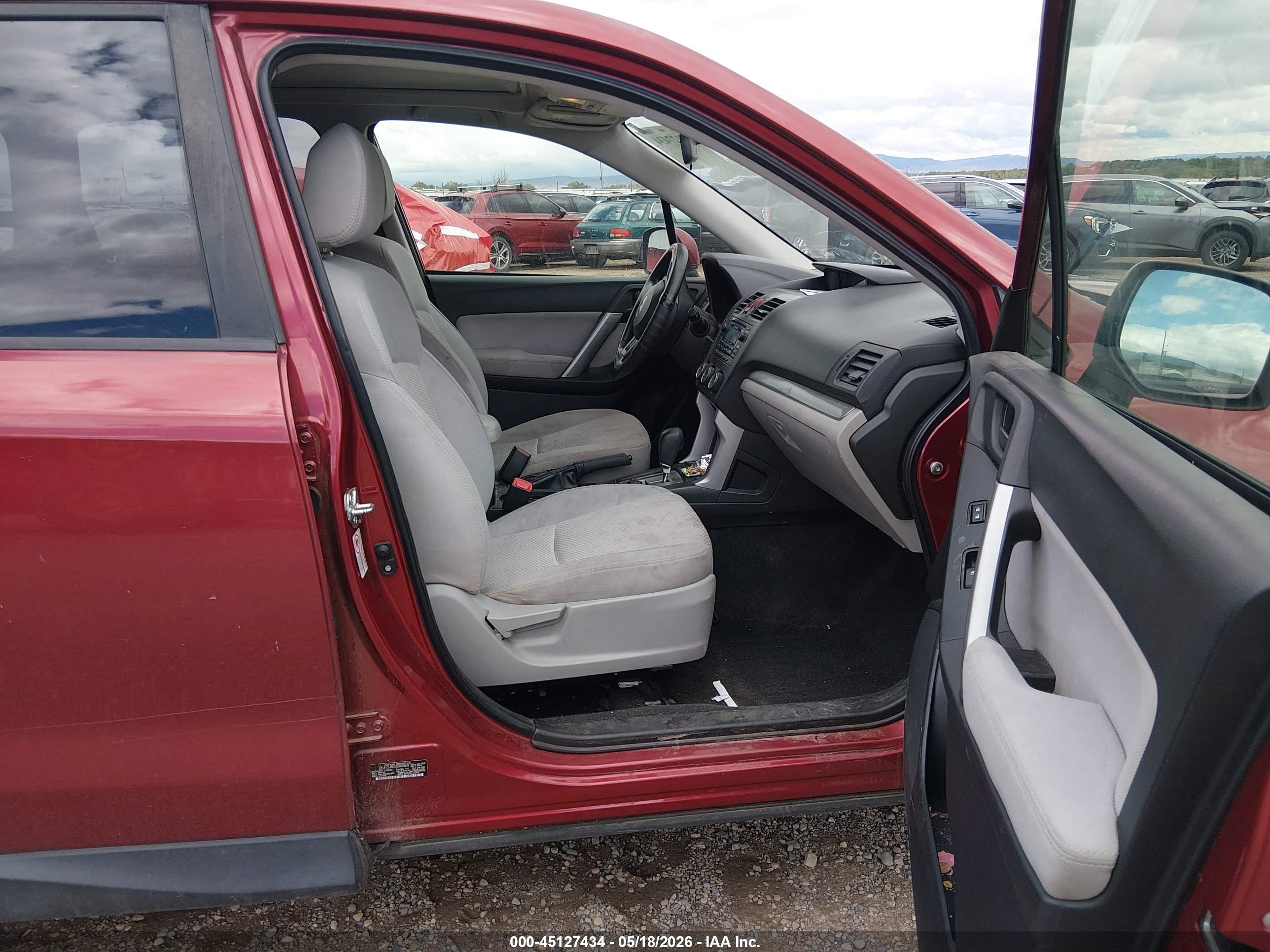 2014 Subaru Forester 2.5i Premium Red vin: JF2SJAEC4EH498809