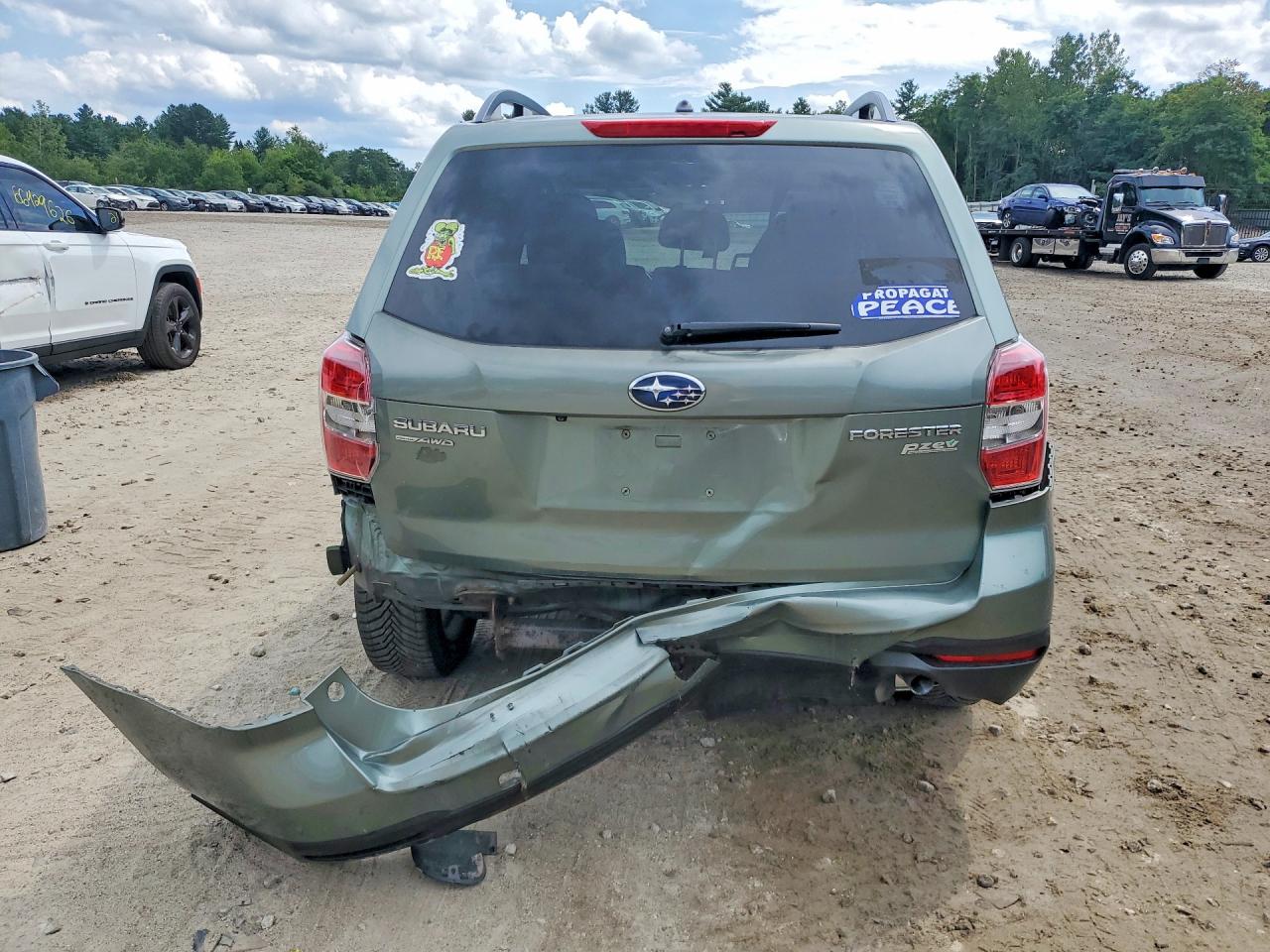 2014 Subaru Forester 2.5i Premium Green vin: JF2SJAEC4EH508870
