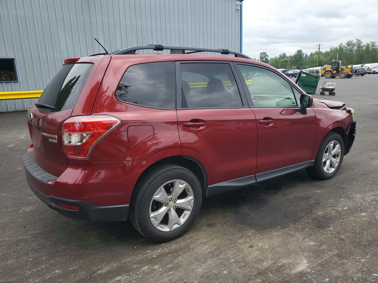 2014 Subaru Forester 2.5i Premium Maroon vin: JF2SJAEC4EH511090