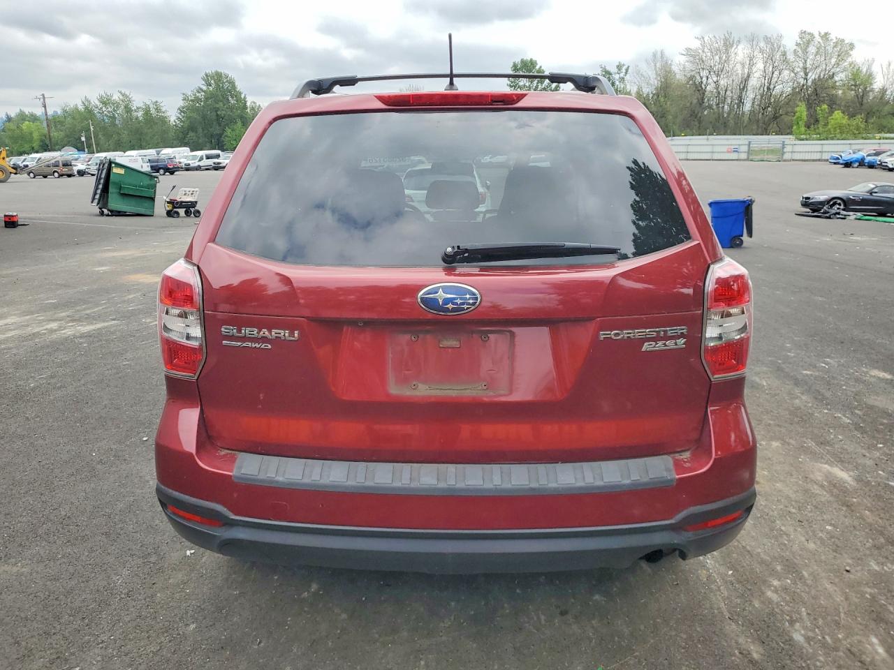 2014 Subaru Forester 2.5i Premium Maroon vin: JF2SJAEC4EH511090