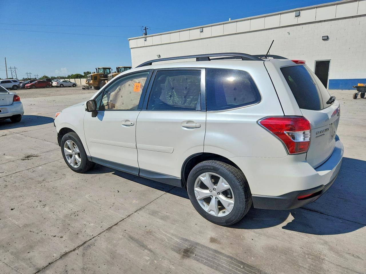 2014 Subaru Forester 2.5i Premium Белый vin: JF2SJAEC4EH516421