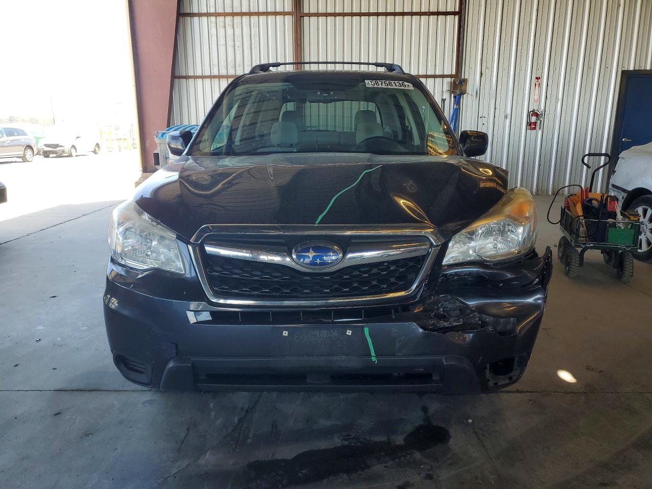 2014 Subaru Forester 2.5i Premium Gray vin: JF2SJAEC4EH547748