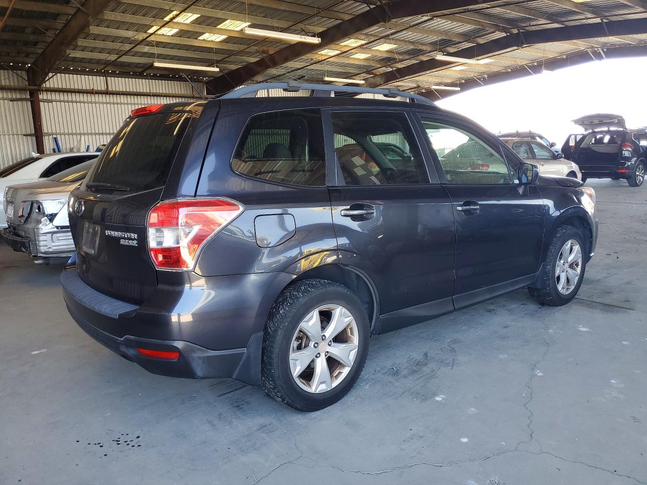 2014 Subaru Forester 2.5i Premium Gray vin: JF2SJAEC4EH547748