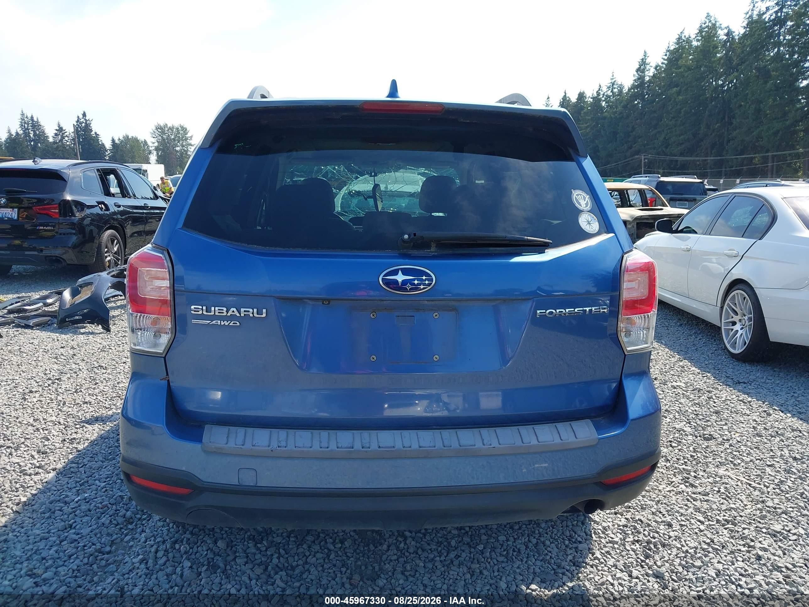 2018 Subaru Forester 2.5i Premium Blue vin: JF2SJAEC4JH402154
