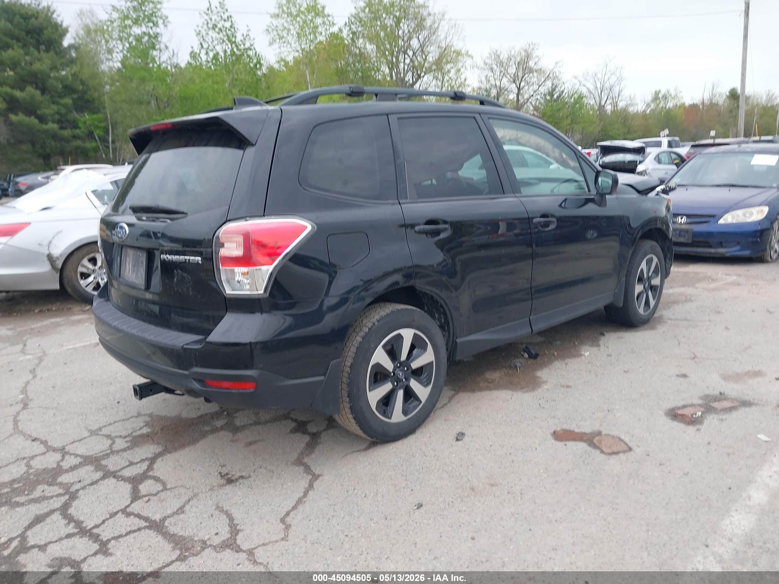 2018 Subaru Forester 2.5i Premium Black vin: JF2SJAEC4JH425191