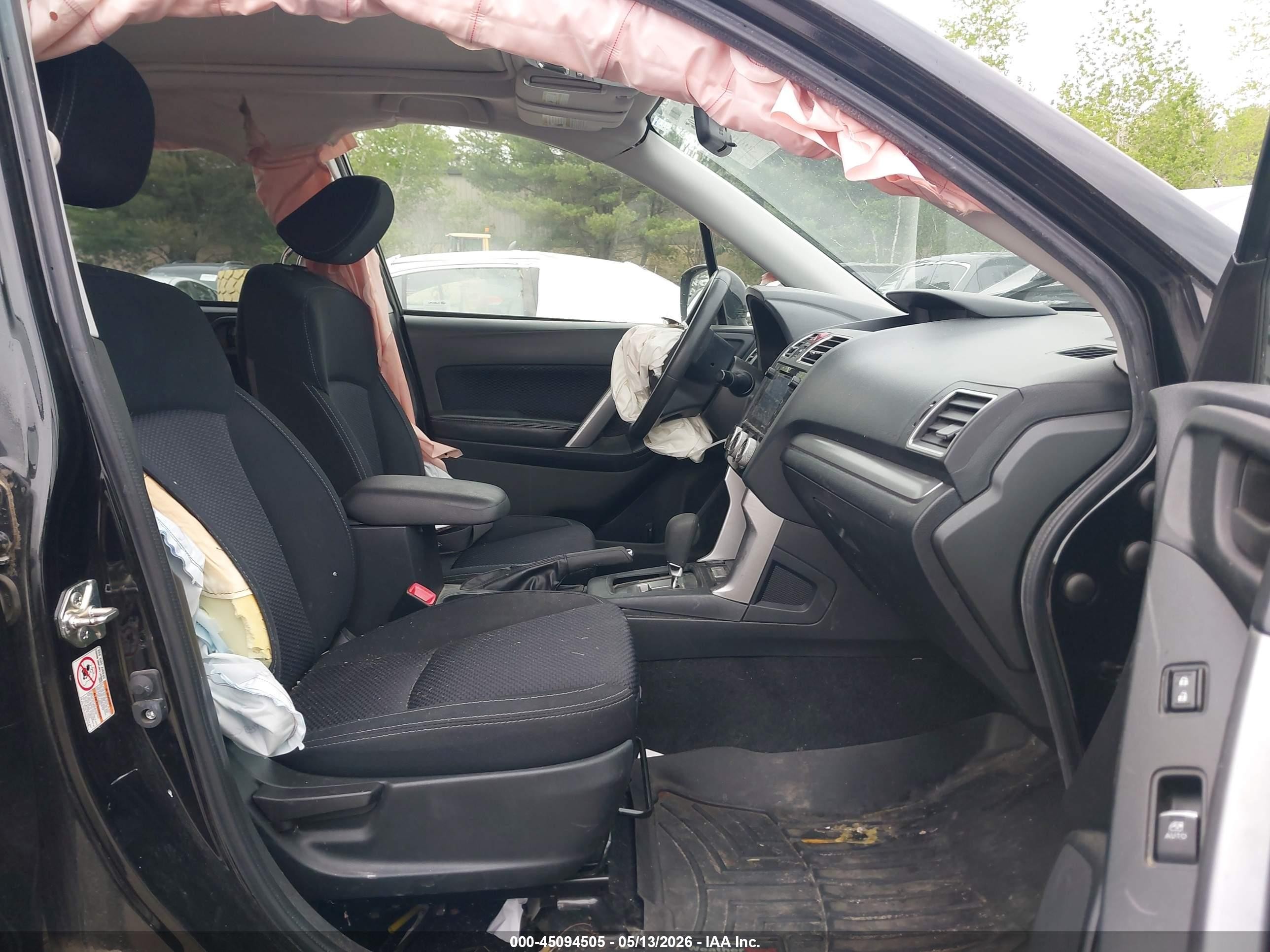 2018 Subaru Forester 2.5i Premium Black vin: JF2SJAEC4JH425191