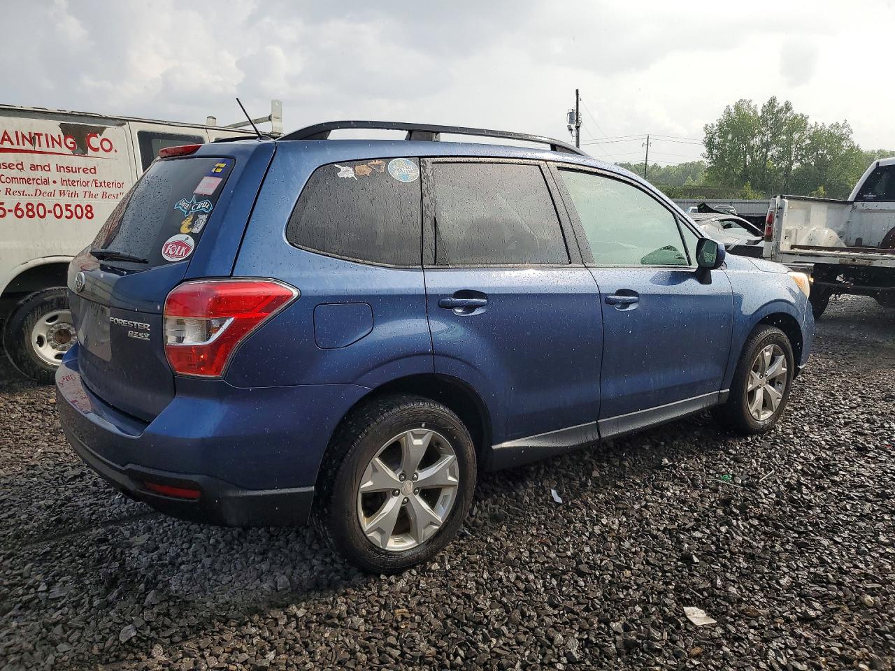 2014 Subaru Forester 2.5i Premium Blue vin: JF2SJAEC5EH450378