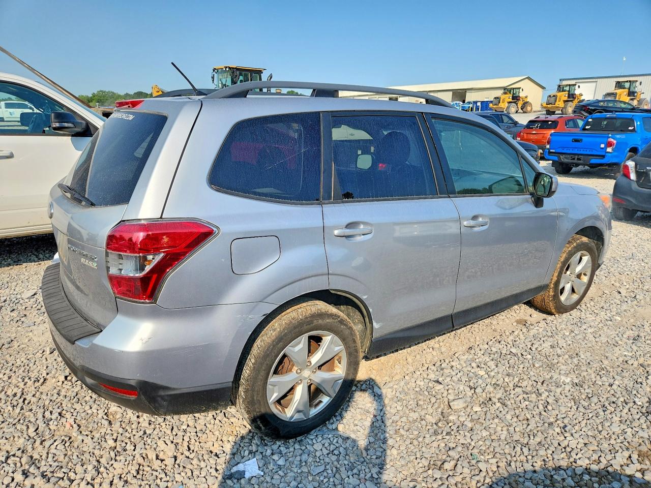2014 Subaru Forester 2.5i Premium Silver vin: JF2SJAEC5EH457203
