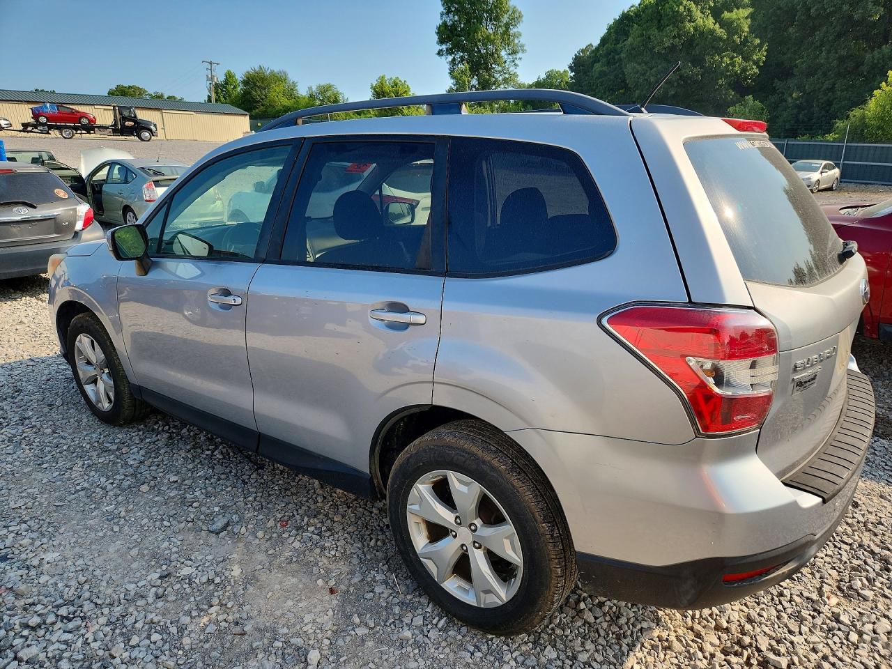 2014 Subaru Forester 2.5i Premium Silver vin: JF2SJAEC5EH457203