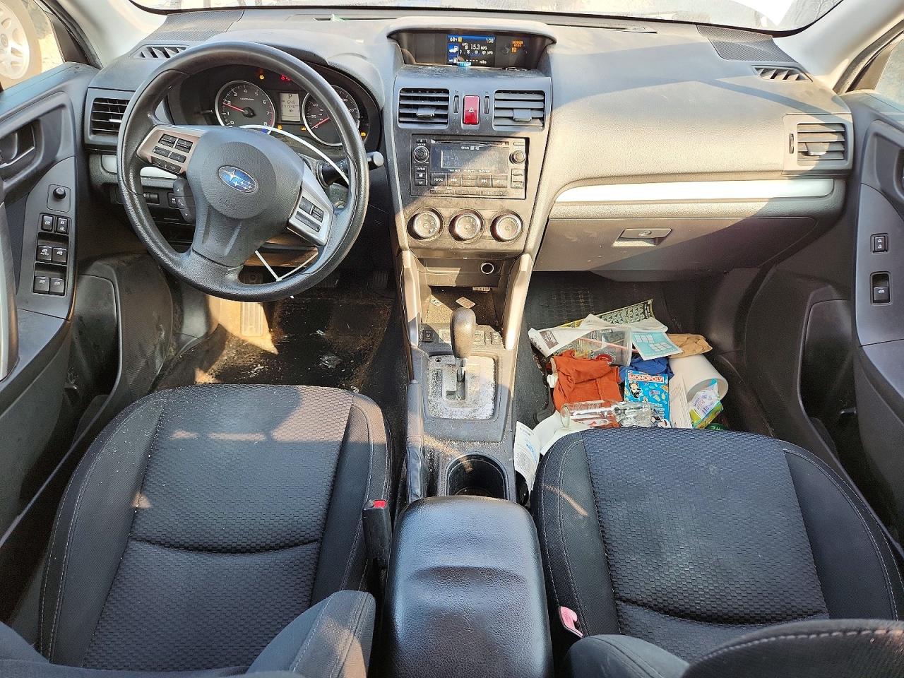 2014 Subaru Forester 2.5i Premium Silver vin: JF2SJAEC5EH457203