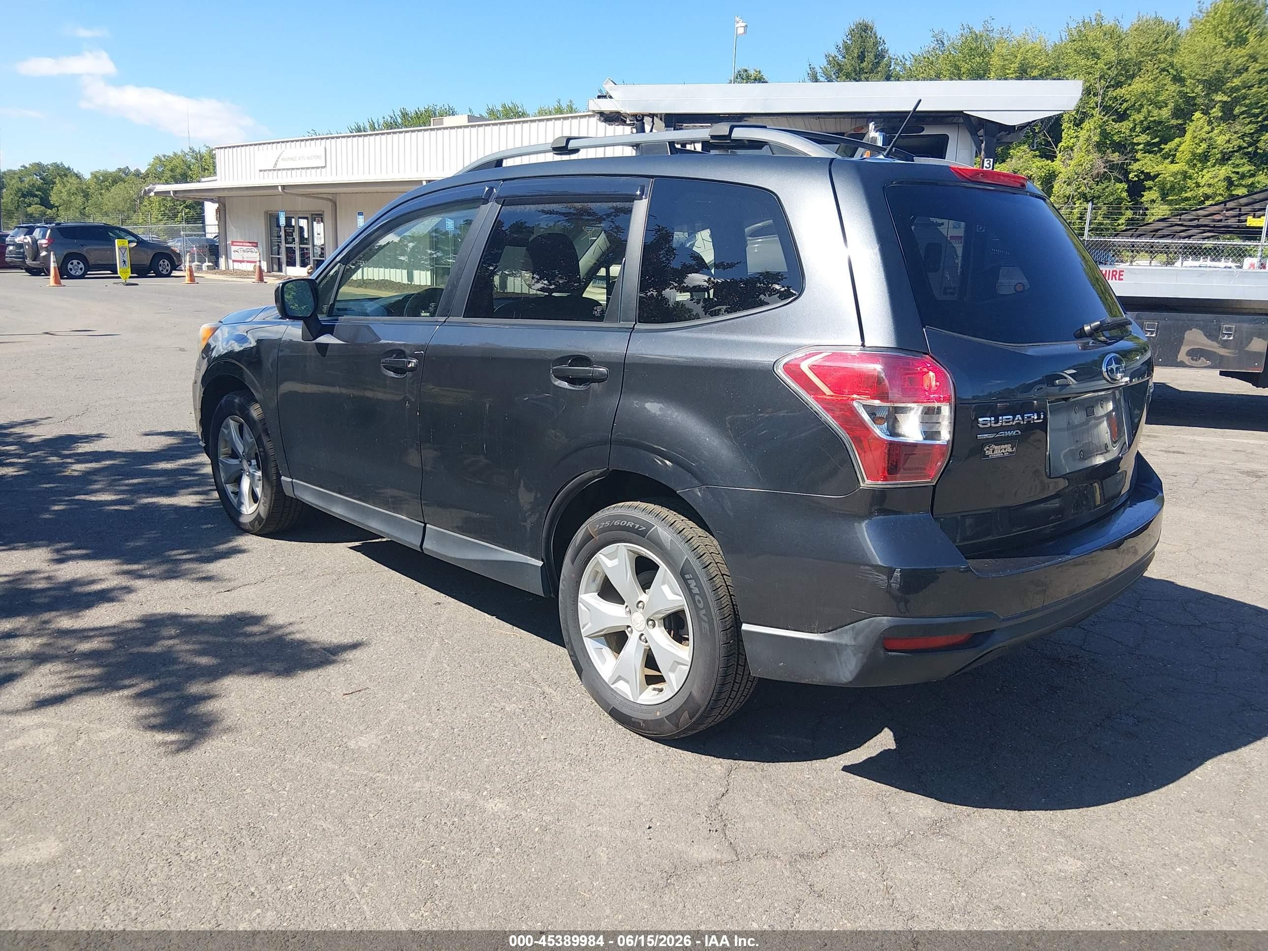 2014 Subaru Forester 2.5i Premium Gray vin: JF2SJAEC5EH460148