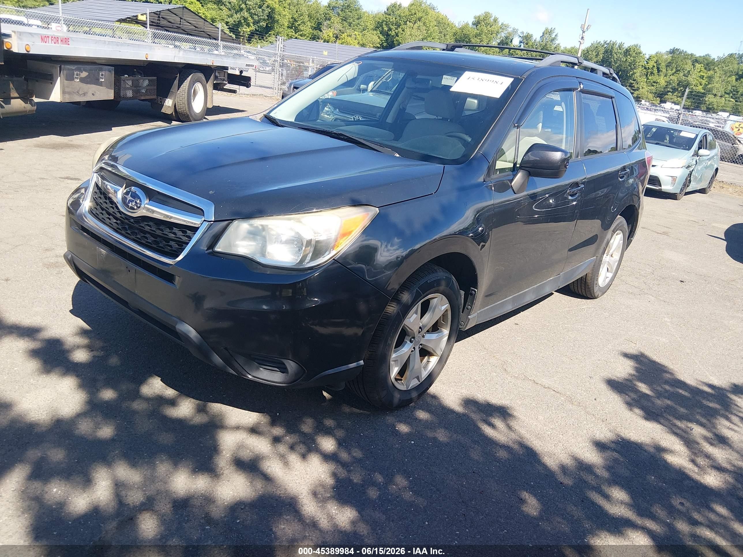 2014 Subaru Forester 2.5i Premium Gray vin: JF2SJAEC5EH460148