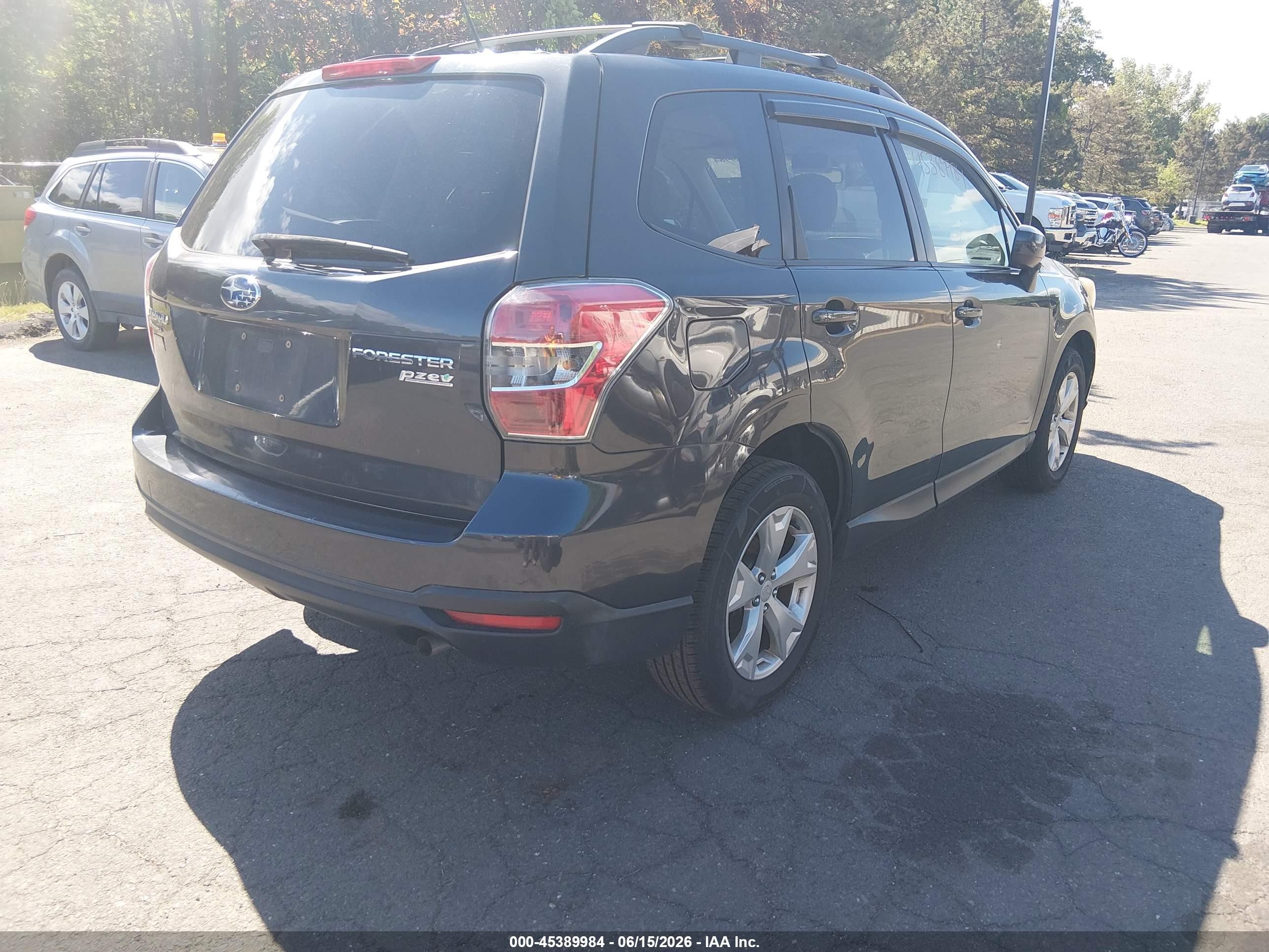 2014 Subaru Forester 2.5i Premium Gray vin: JF2SJAEC5EH460148