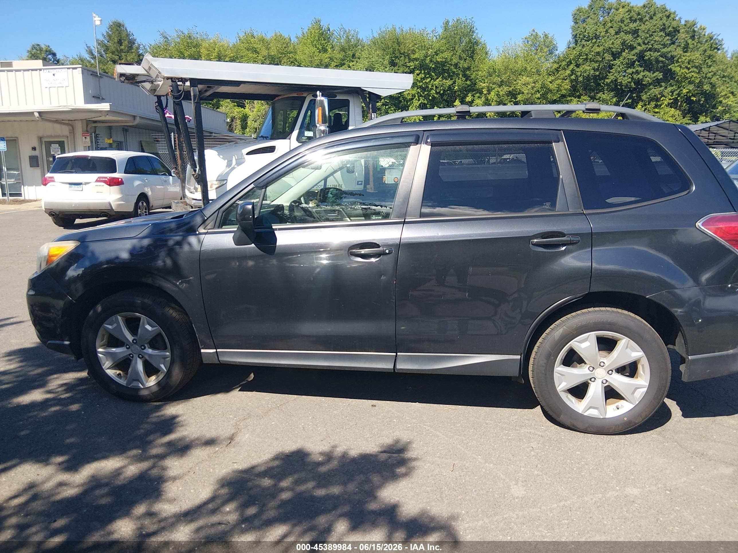 2014 Subaru Forester 2.5i Premium Gray vin: JF2SJAEC5EH460148