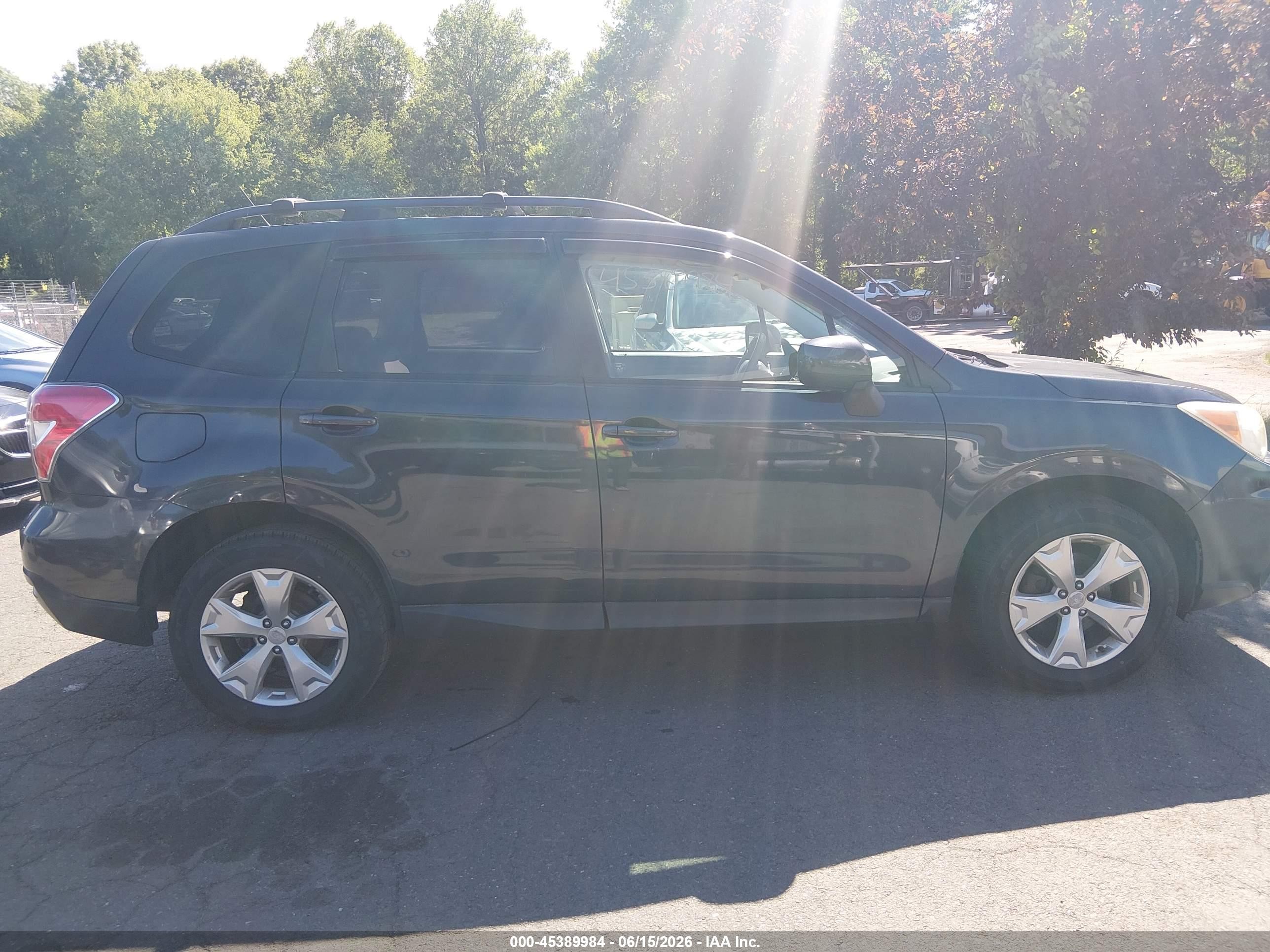 2014 Subaru Forester 2.5i Premium Gray vin: JF2SJAEC5EH460148