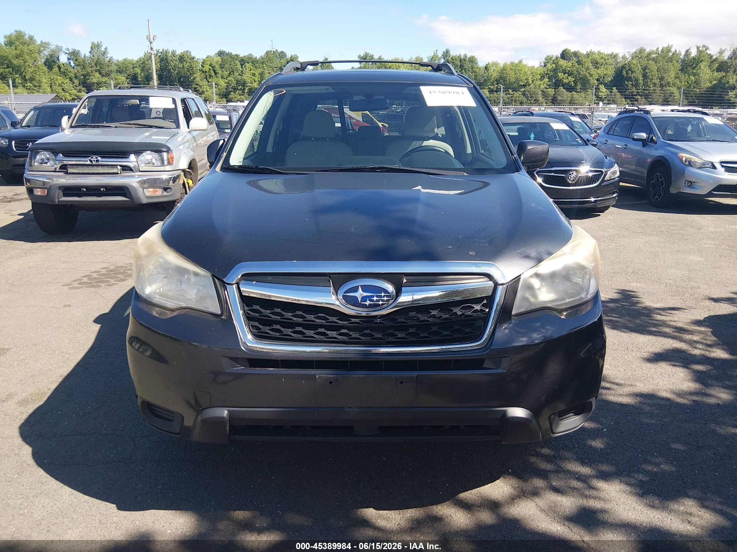 2014 Subaru Forester 2.5i Premium Gray vin: JF2SJAEC5EH460148