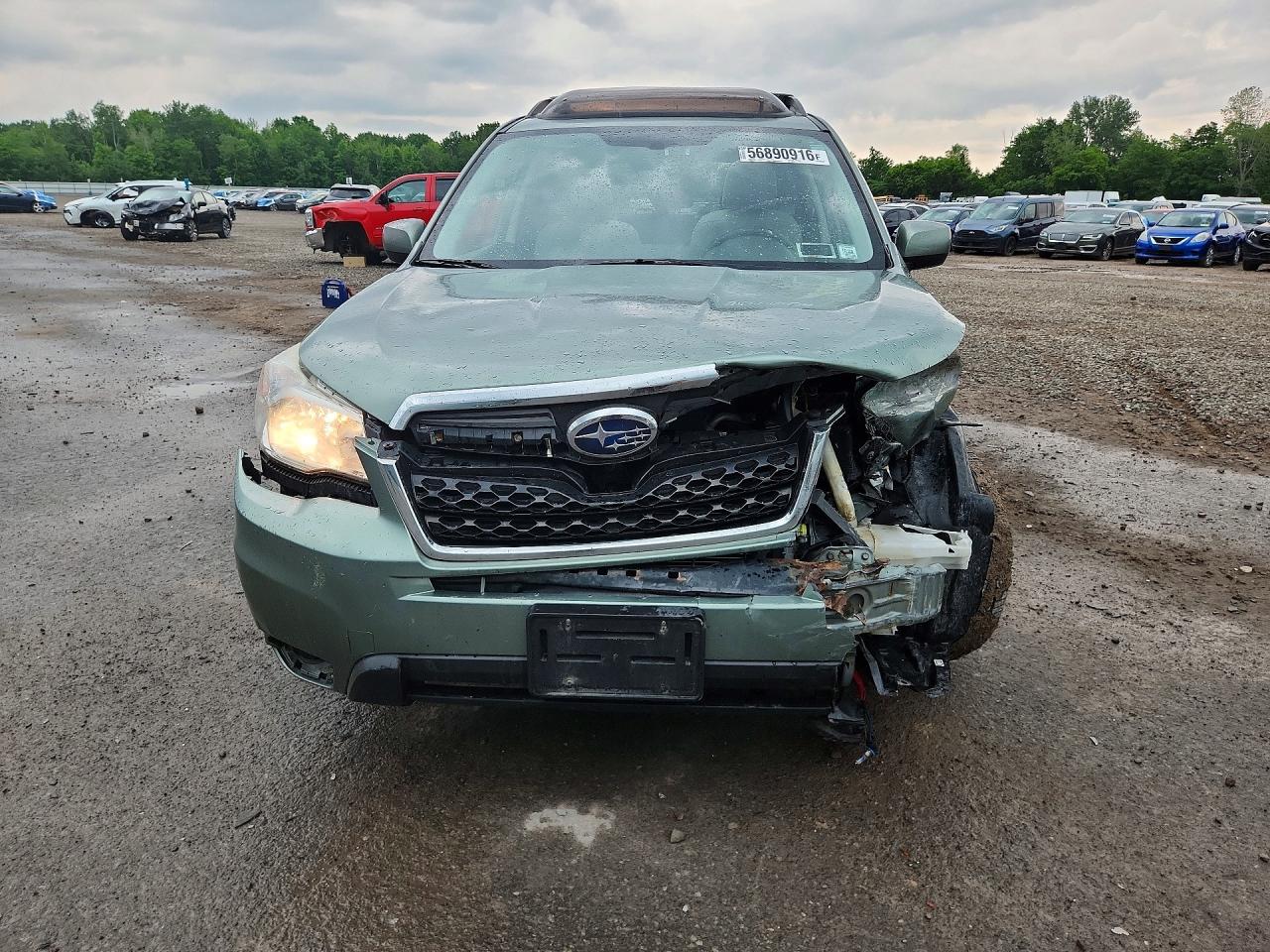 2014 Subaru Forester 2.5i Premium Turquoise vin: JF2SJAEC5EH469173