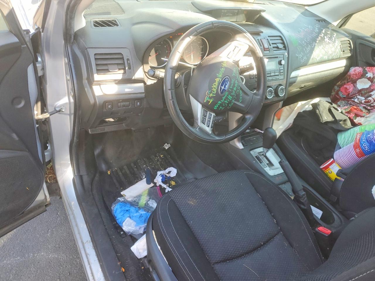 2014 Subaru Forester 2.5i Premium Silver vin: JF2SJAEC5EH490914